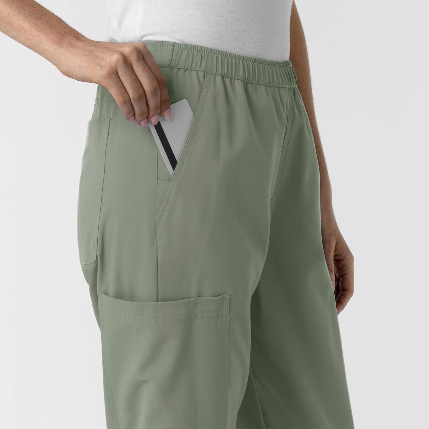 image:imageWink NURTUR Womens Slim Leg Scrub PantSage