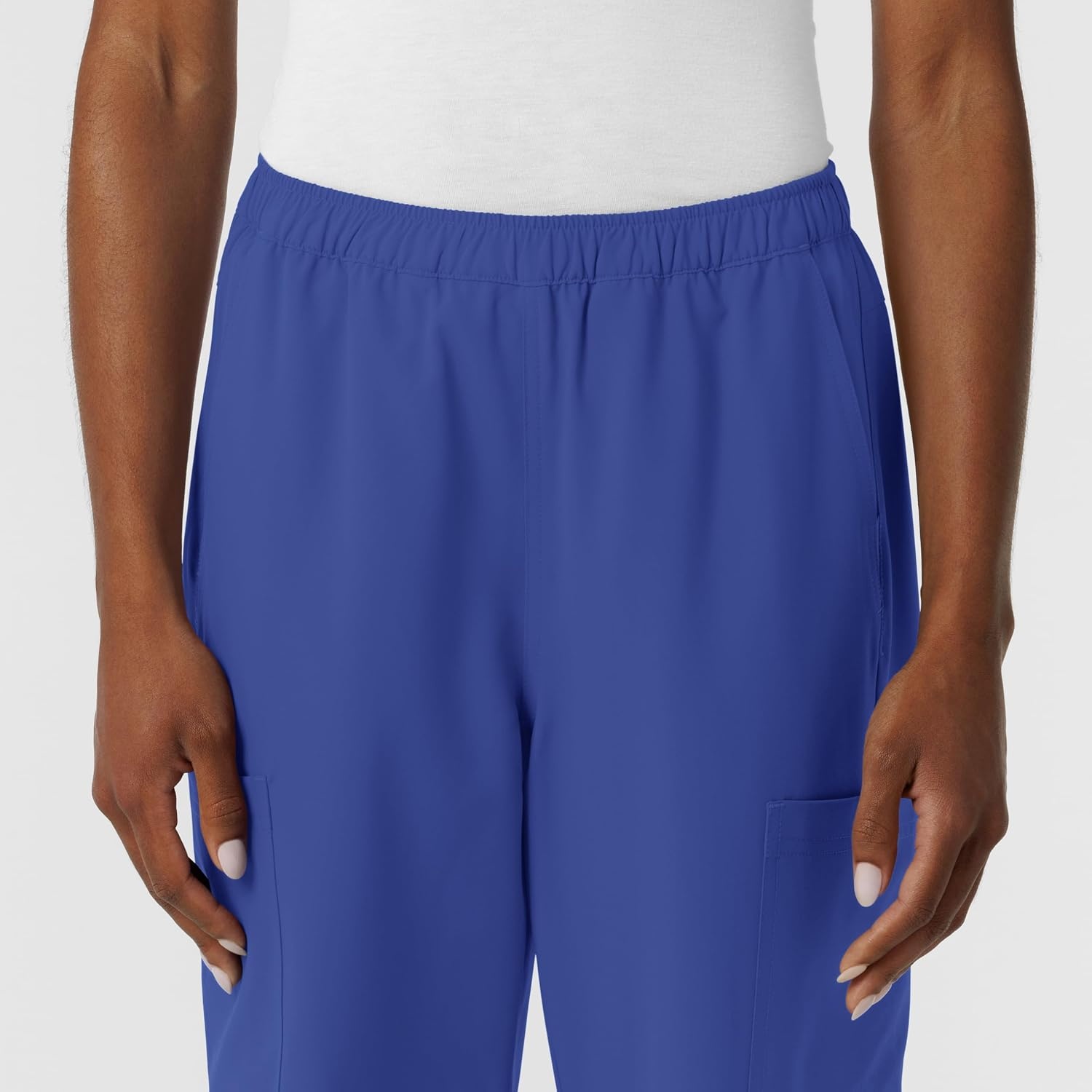 image:imageWink NURTUR Womens Straight Leg Cargo Scrub PantGalaxy Blue