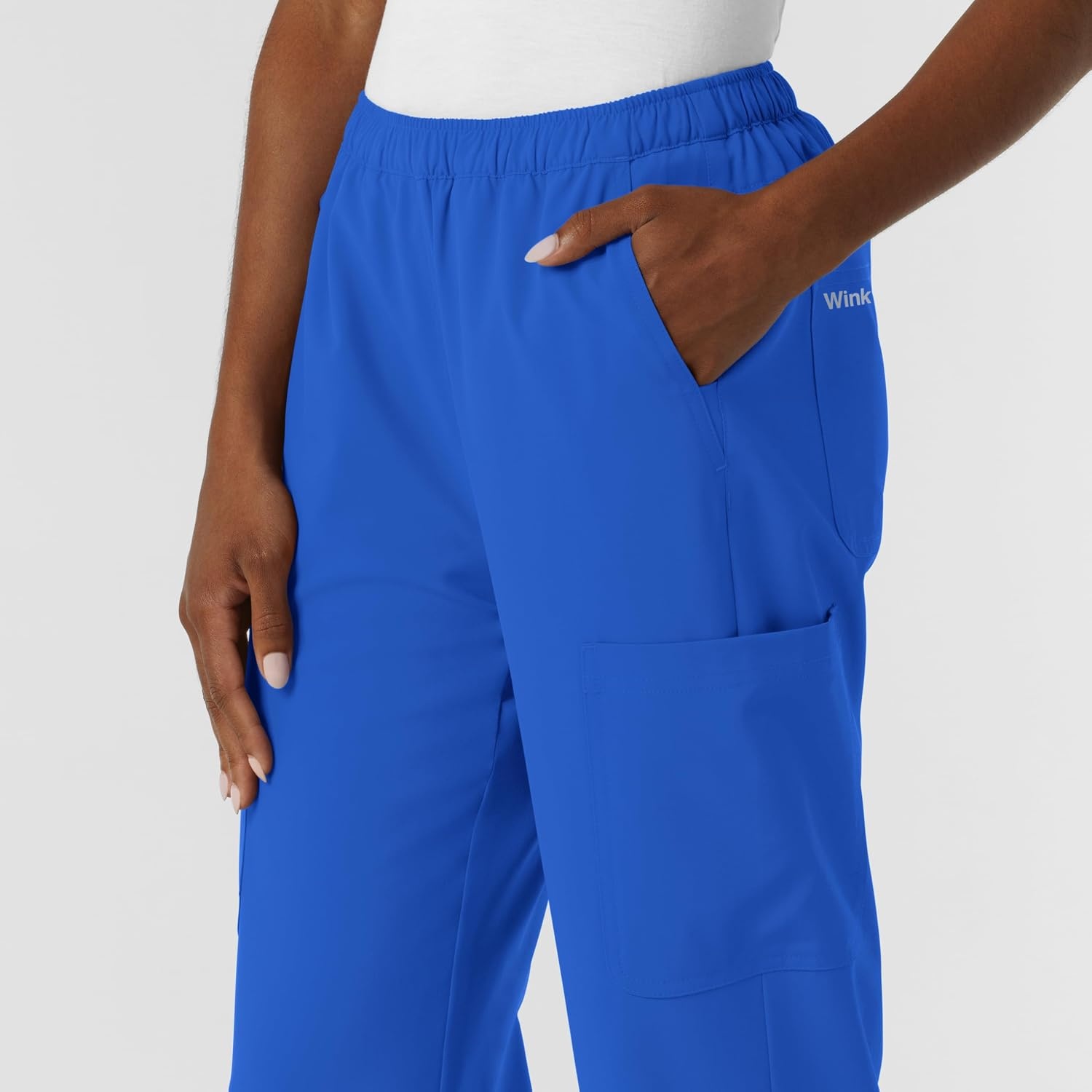 image:imageWink NURTUR Womens Straight Leg Cargo Scrub PantRoyal