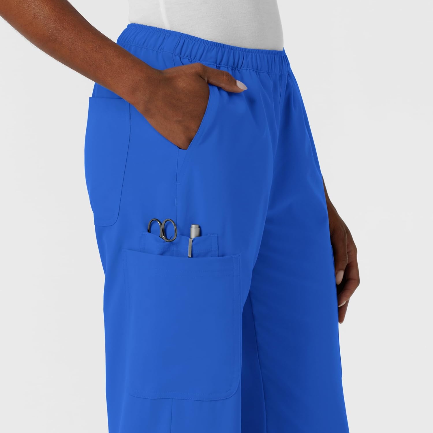 image:imageWink NURTUR Womens Straight Leg Cargo Scrub PantRoyal