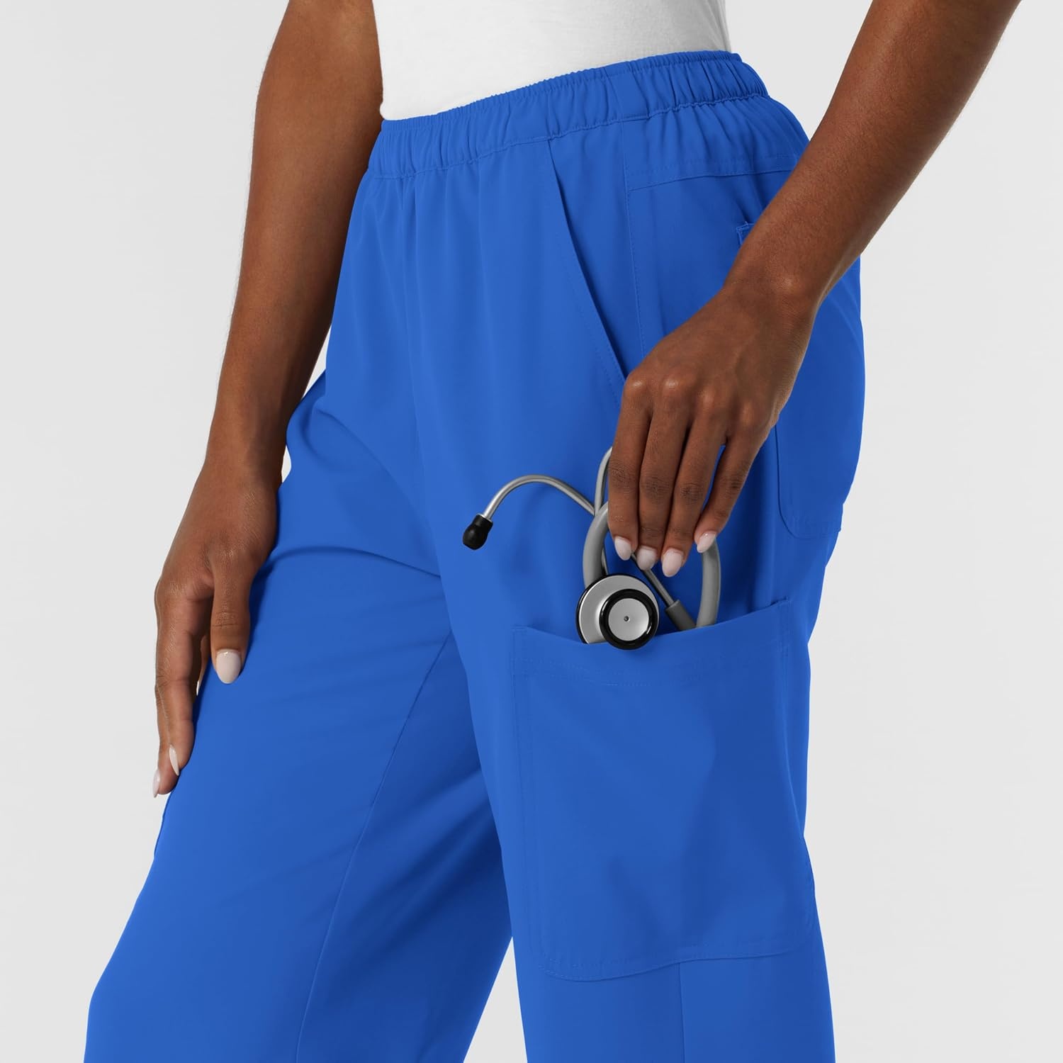 image:imageWink NURTUR Womens Straight Leg Cargo Scrub PantRoyal