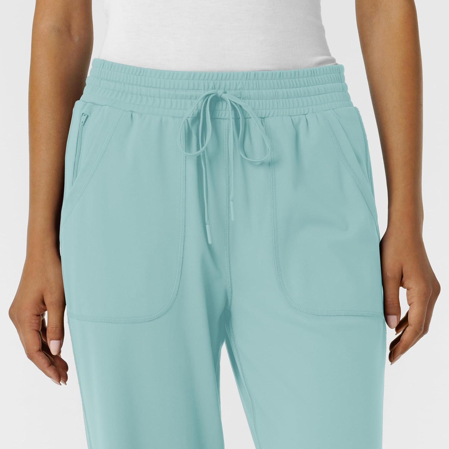 image:imageWink Renew Knit Womens Wide Leg Scrub PantCoastal Blue