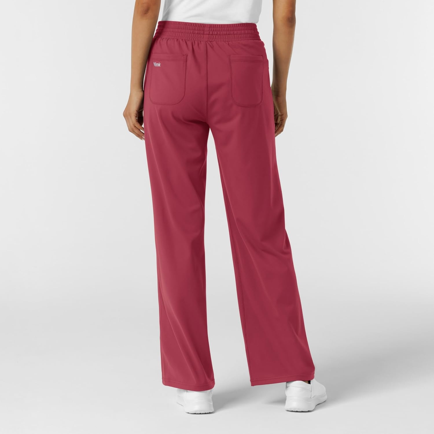 image:imageWink Renew Knit Womens Wide Leg Scrub PantRuby