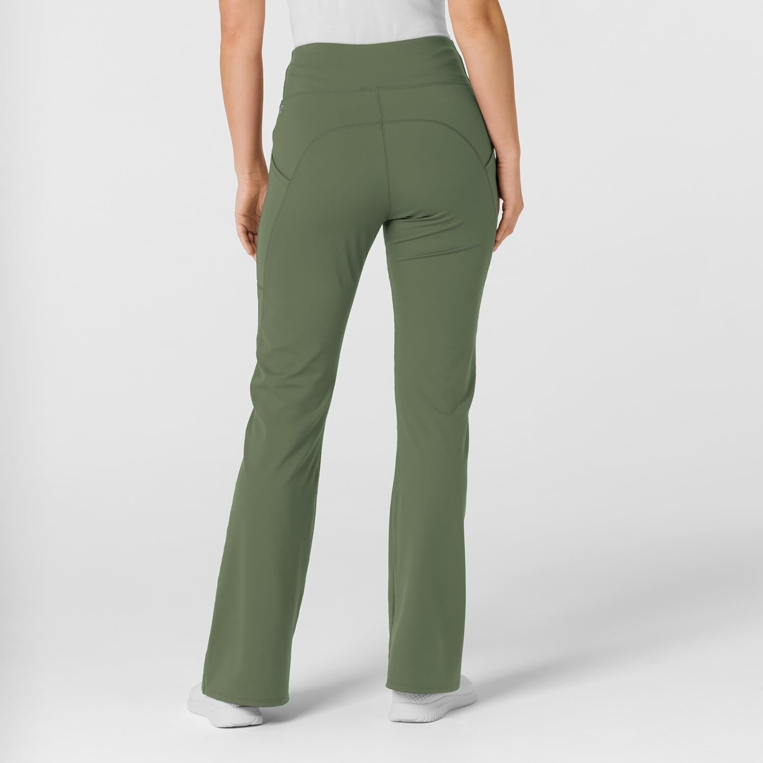 image:imageWink Renew Womens Flare Yoga Scrub PantOlive