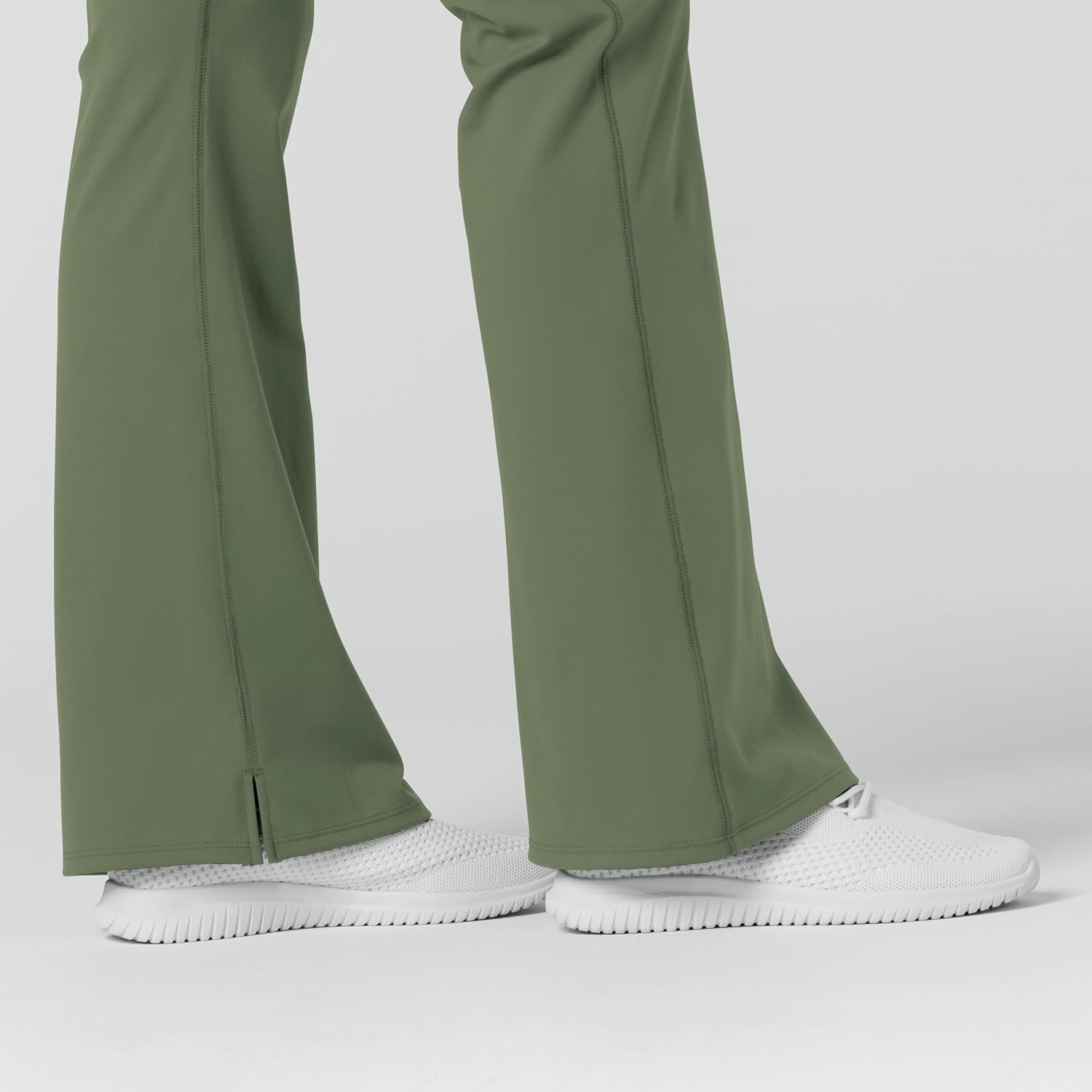 image:imageWink Renew Womens Flare Yoga Scrub PantOlive
