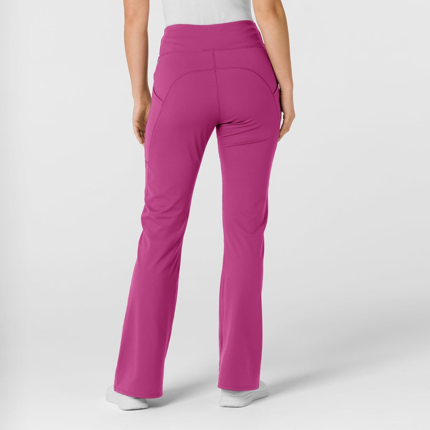 image:imageWink Renew Womens Flare Yoga Scrub PantRaspberry