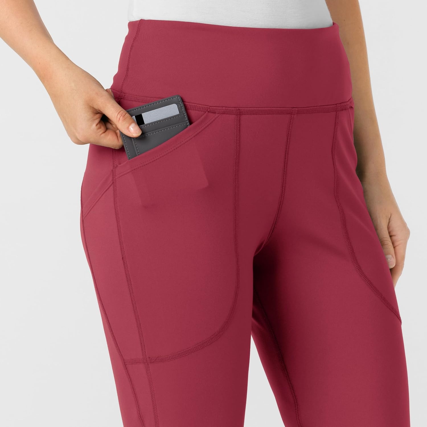 image:imageWink Renew Womens Flare Yoga Scrub PantRuby