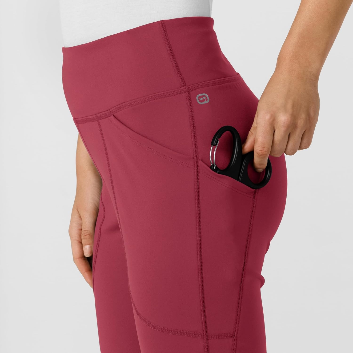 image:imageWink Renew Womens Flare Yoga Scrub PantRuby
