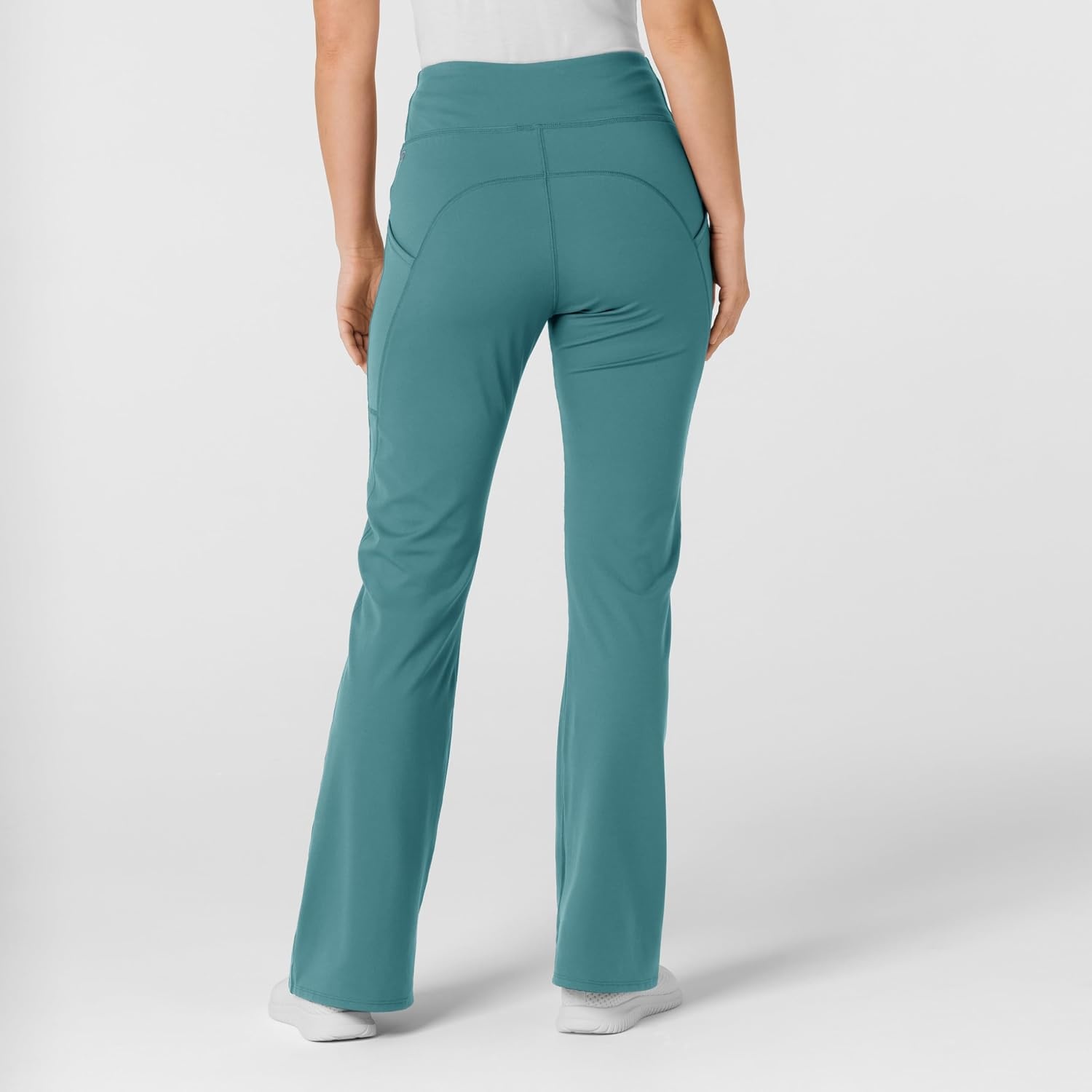 image:imageWink Renew Womens Flare Yoga Scrub PantVintage Teal