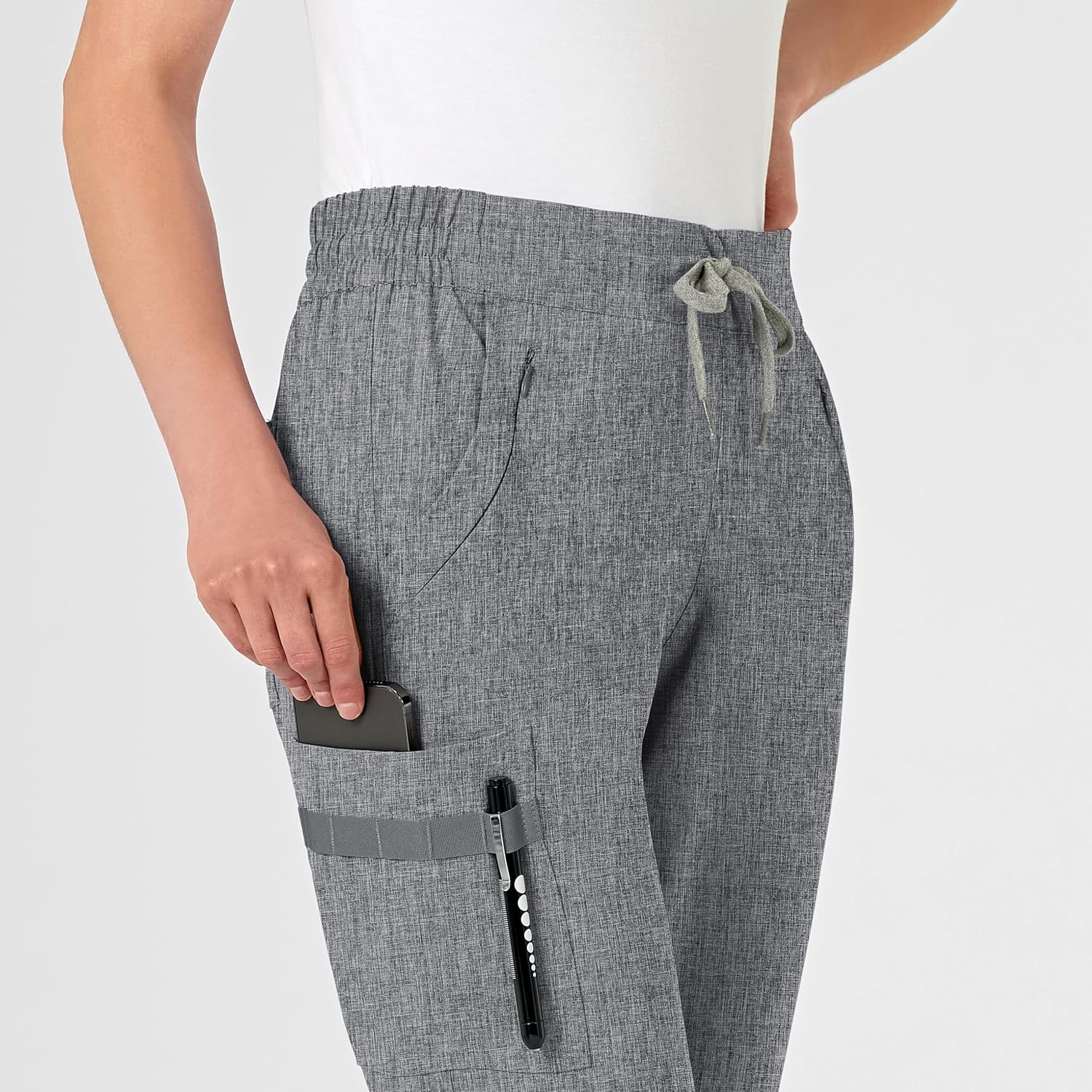 image:imageWink Renew Womens Jogger Scrub PantGrey Heather