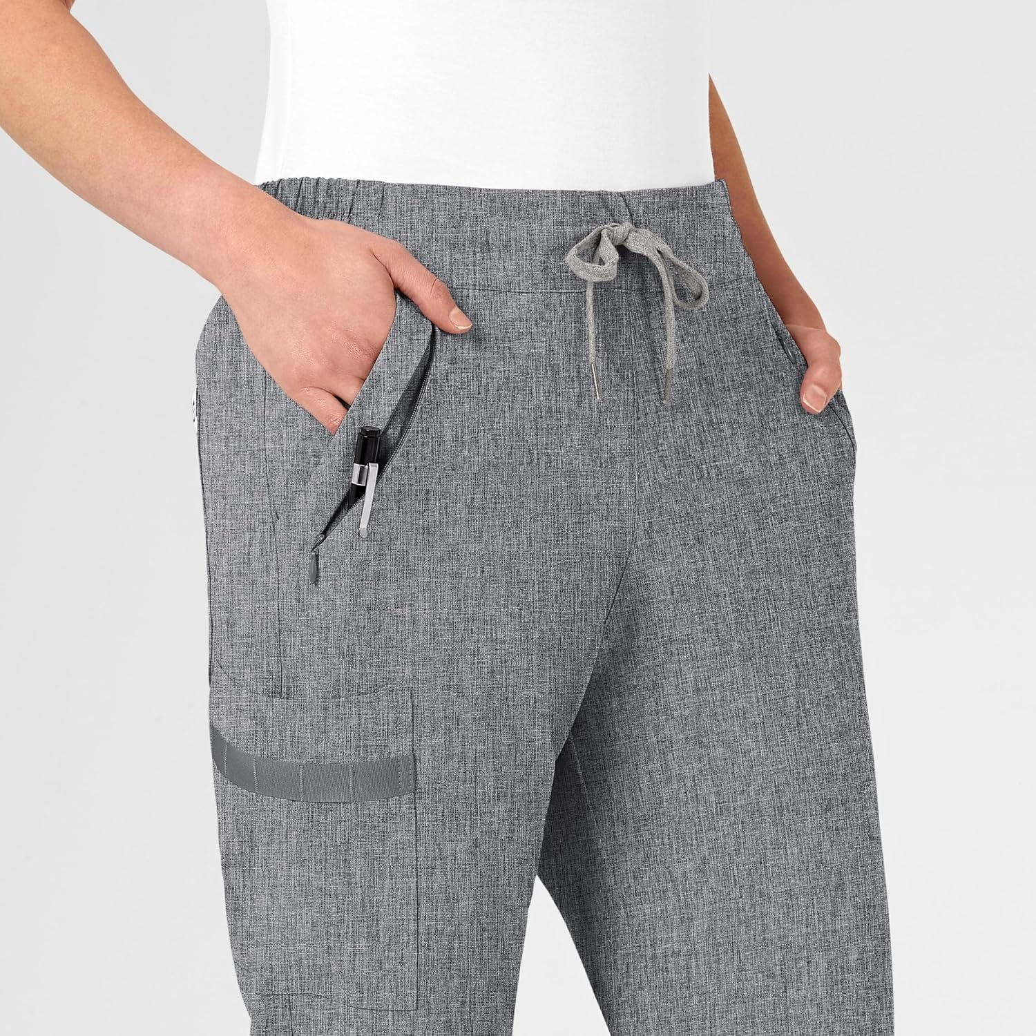 image:imageWink Renew Womens Jogger Scrub PantGrey Heather
