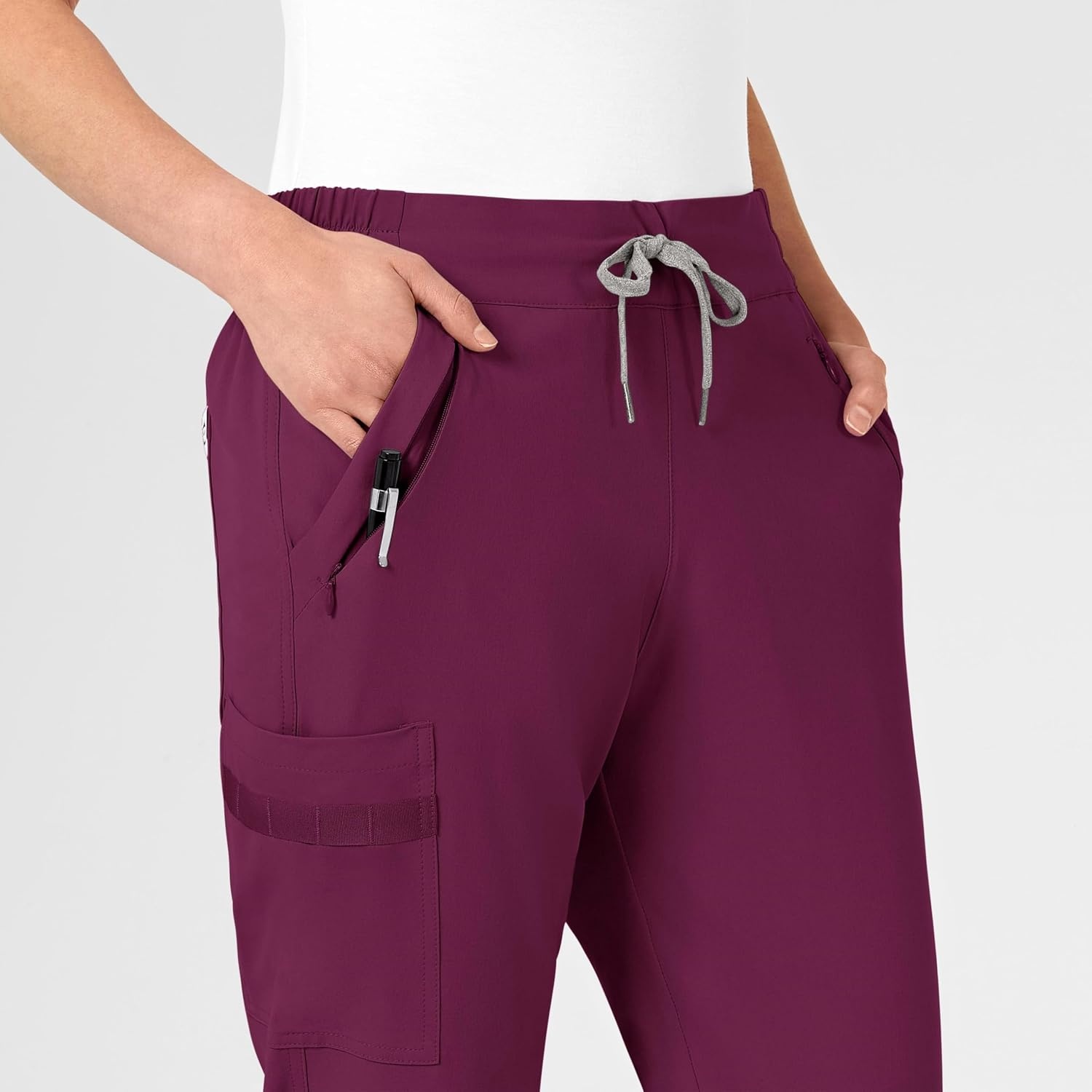 image:imageWink Renew Womens Jogger Scrub PantWine
