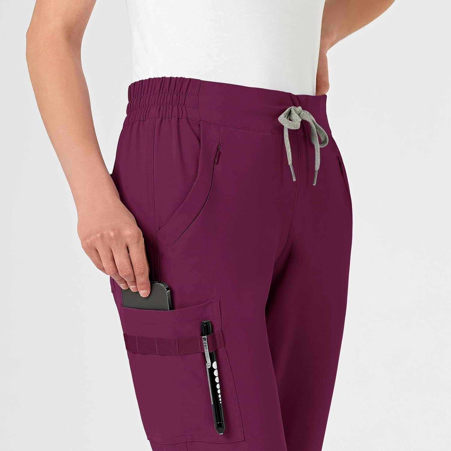 image:imageWink Renew Womens Jogger Scrub PantWine