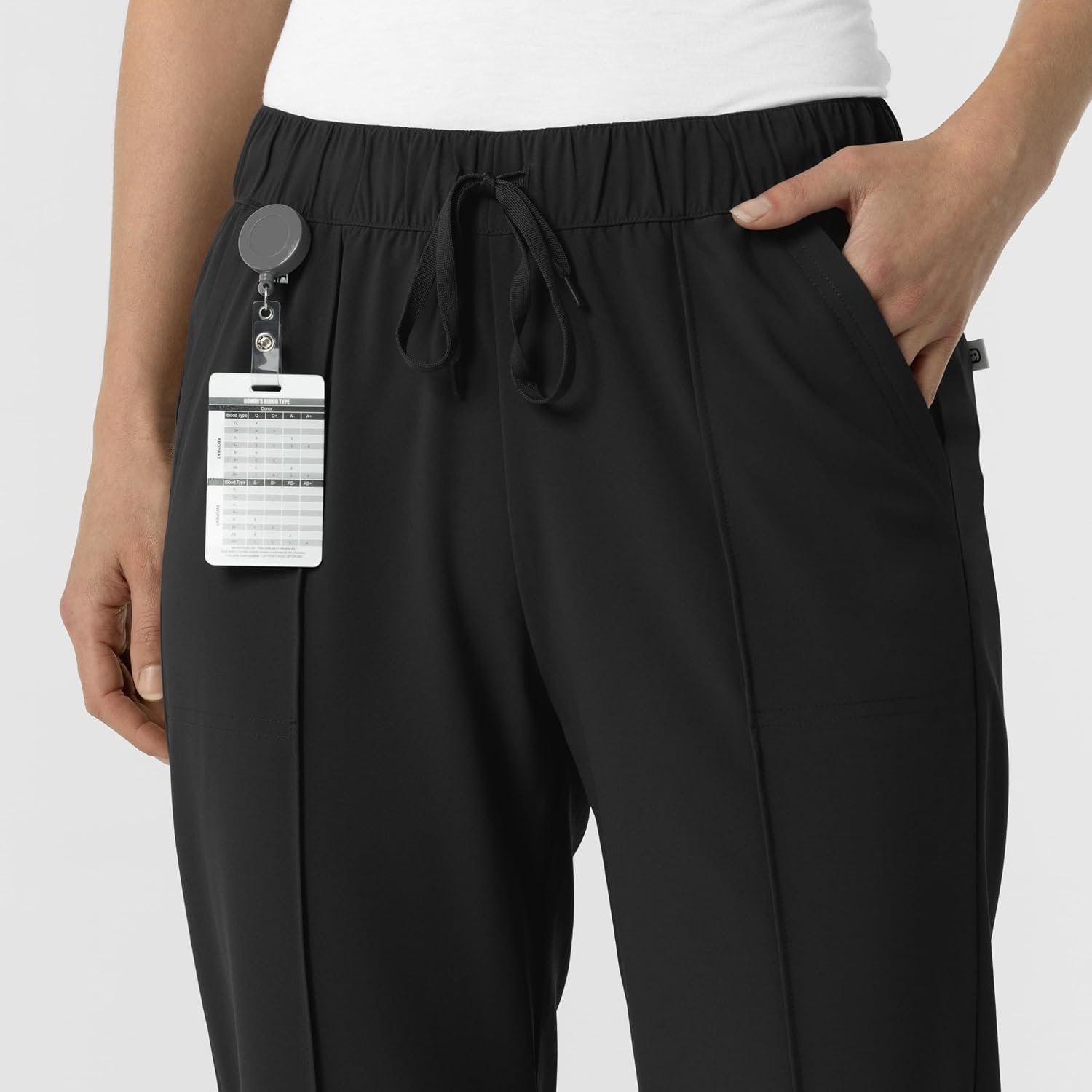 image:imageWink Renew Womens Pintuck Scrub PantBlack