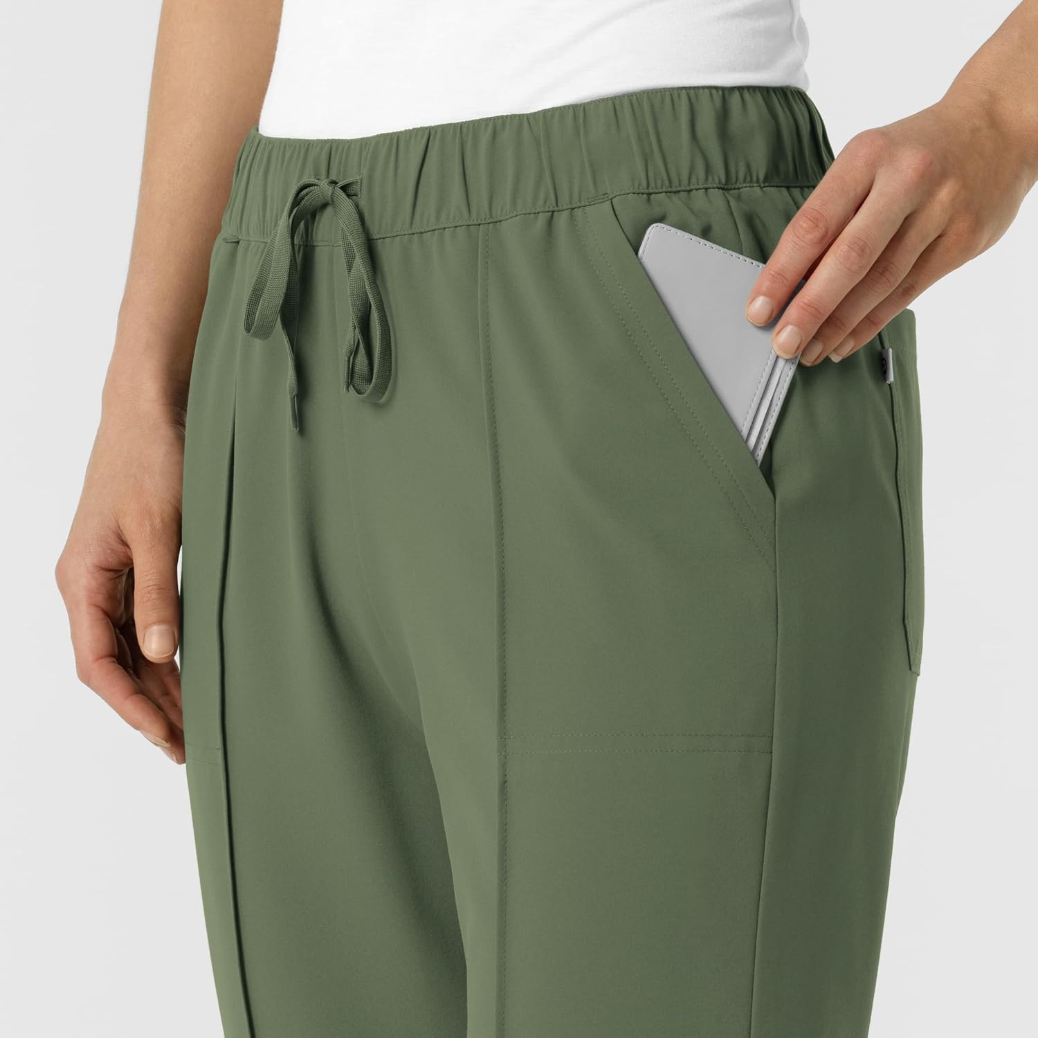 image:imageWink Renew Womens Pintuck Scrub PantOlive