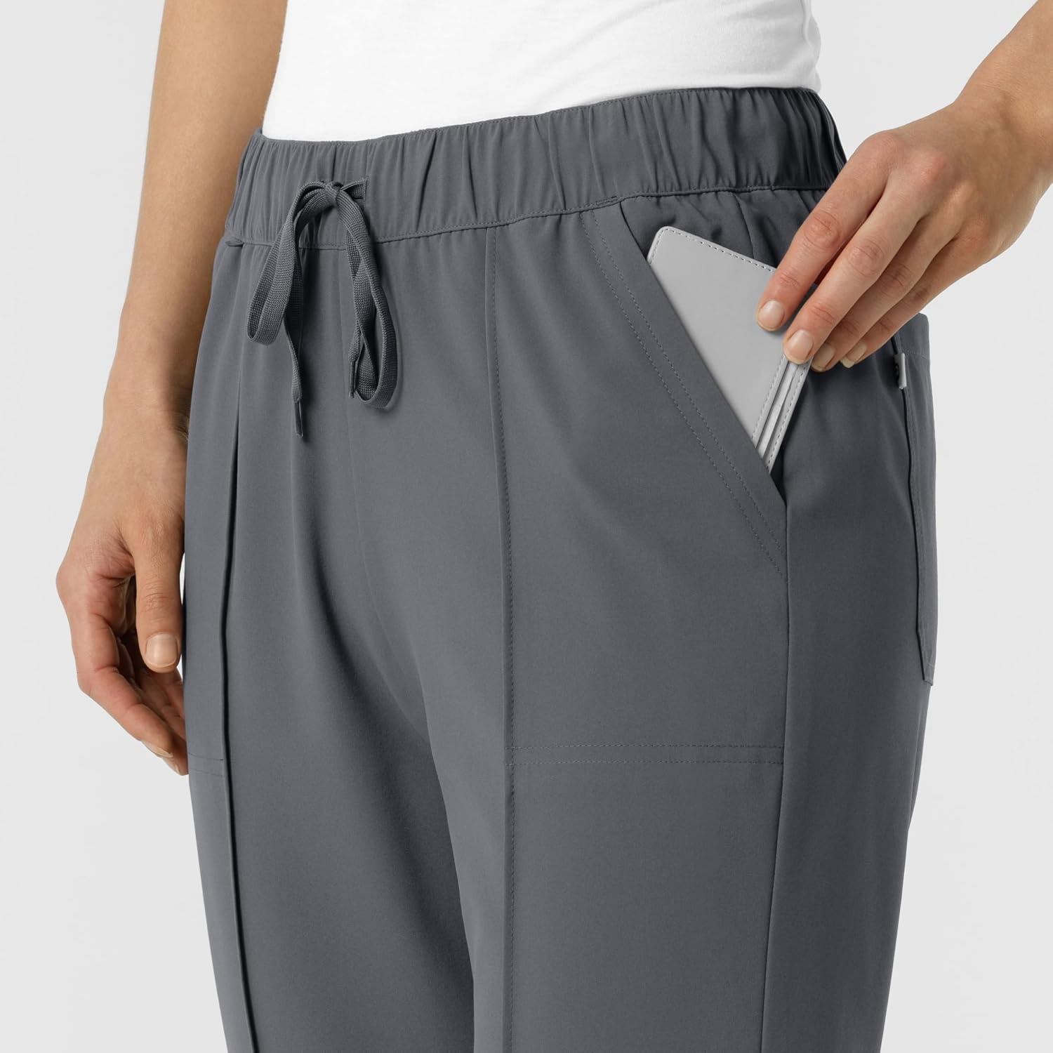image:imageWink Renew Womens Pintuck Scrub PantPewter