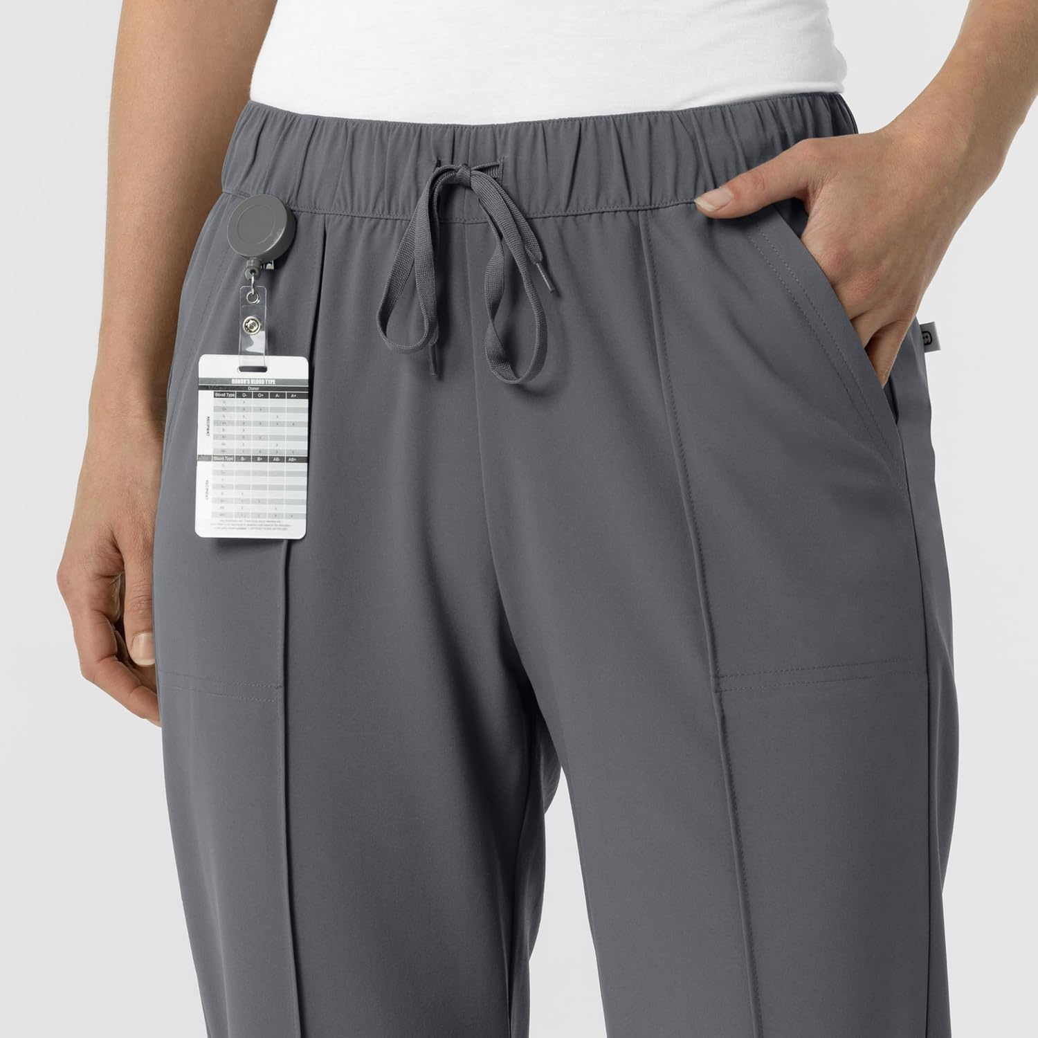 image:imageWink Renew Womens Pintuck Scrub PantPewter