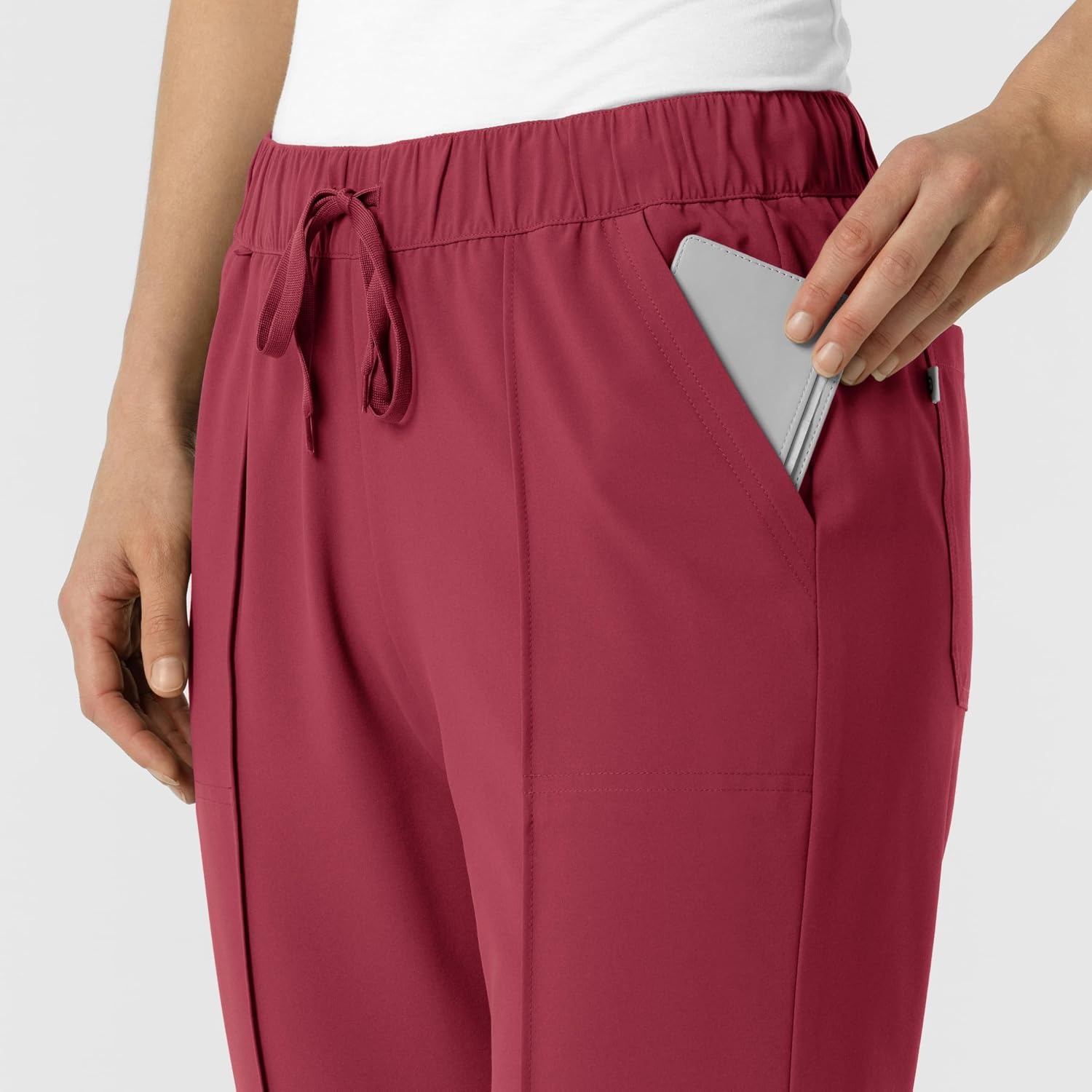 image:imageWink Renew Womens Pintuck Scrub PantRuby