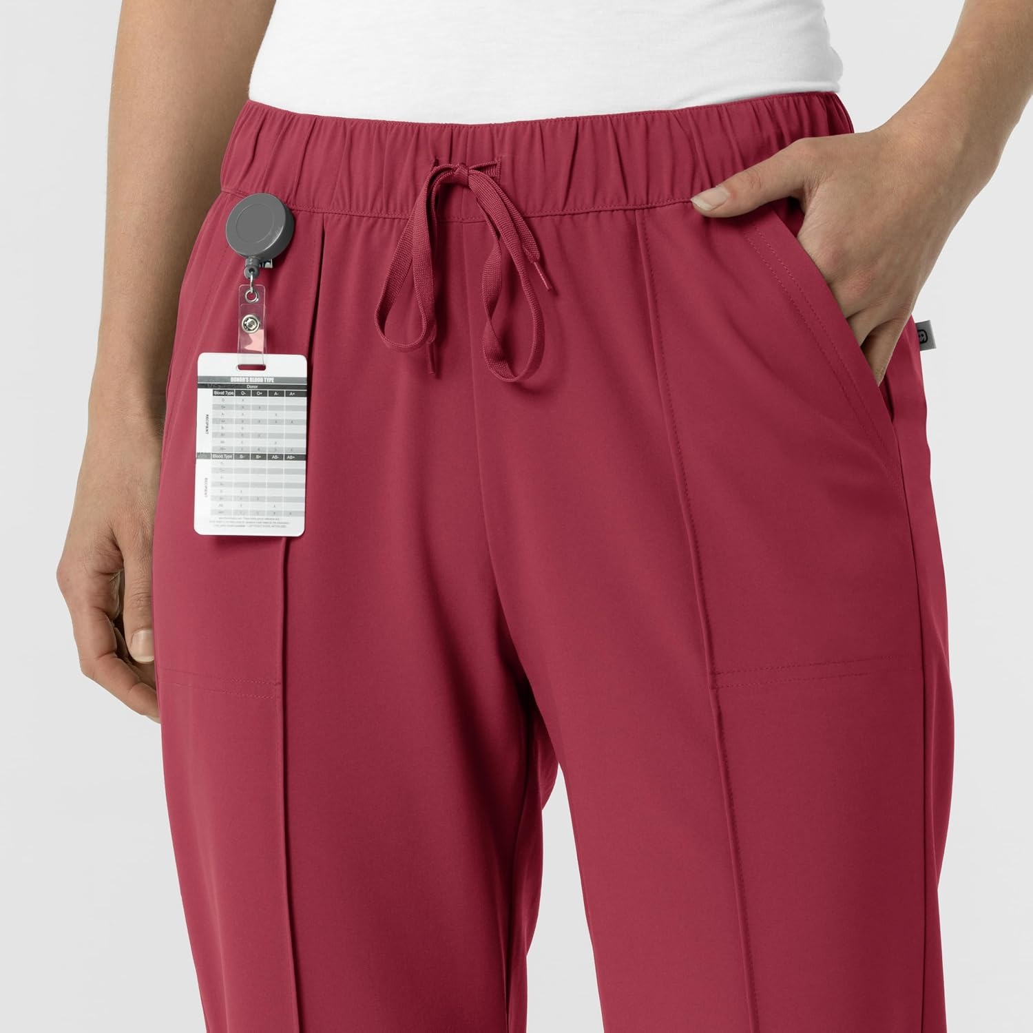 image:imageWink Renew Womens Pintuck Scrub PantRuby