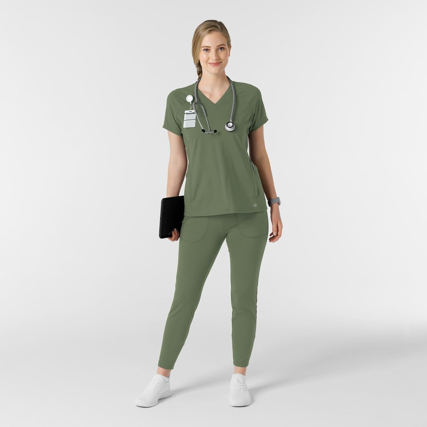image:imageWink Renew Womens Track Scrub PantOlive