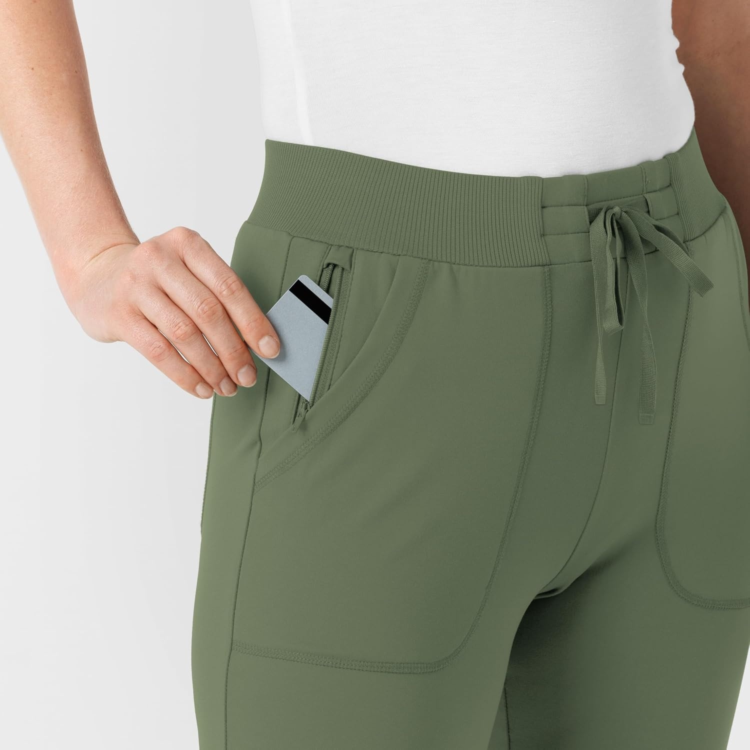 image:imageWink Renew Womens Track Scrub PantOlive