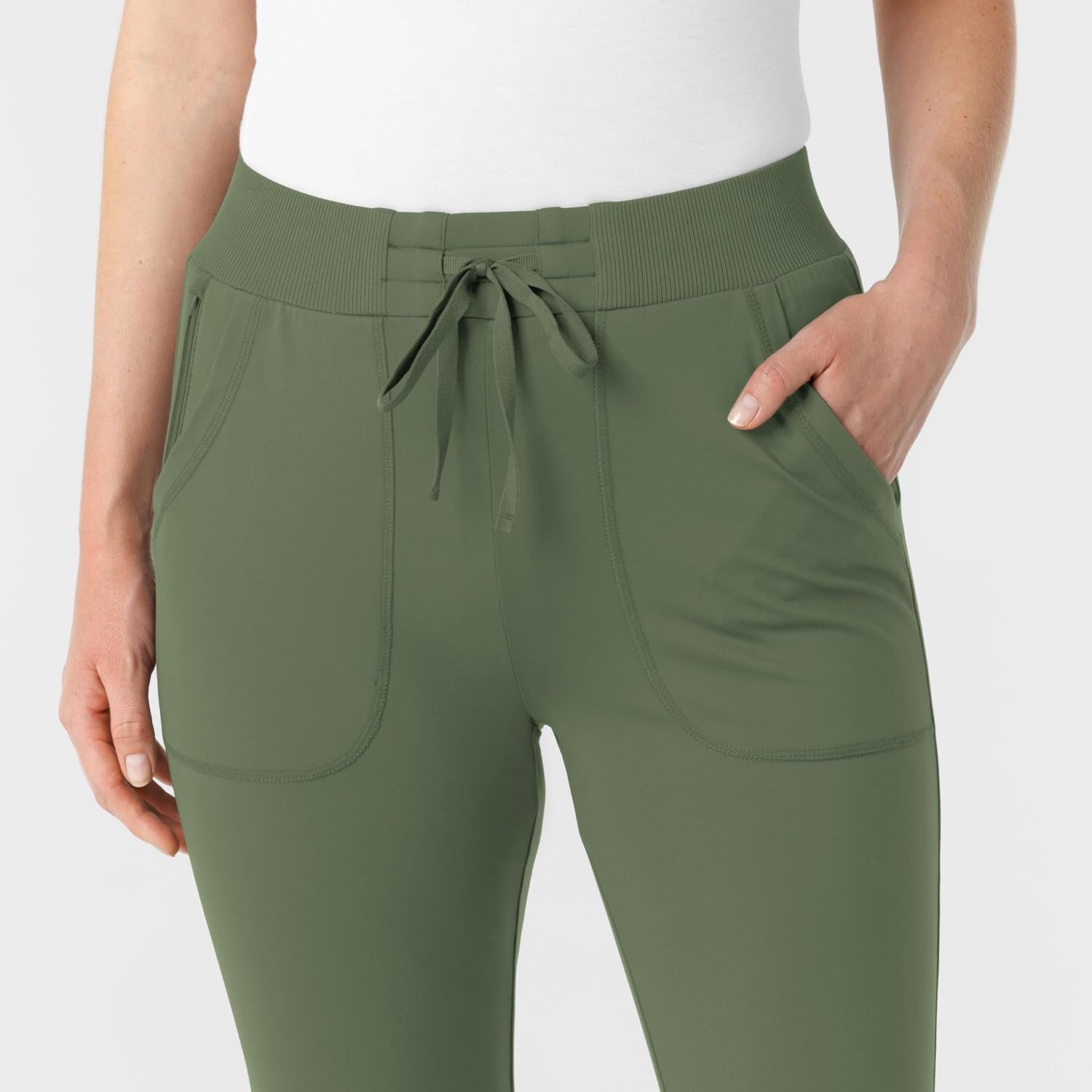 image:imageWink Renew Womens Track Scrub PantOlive