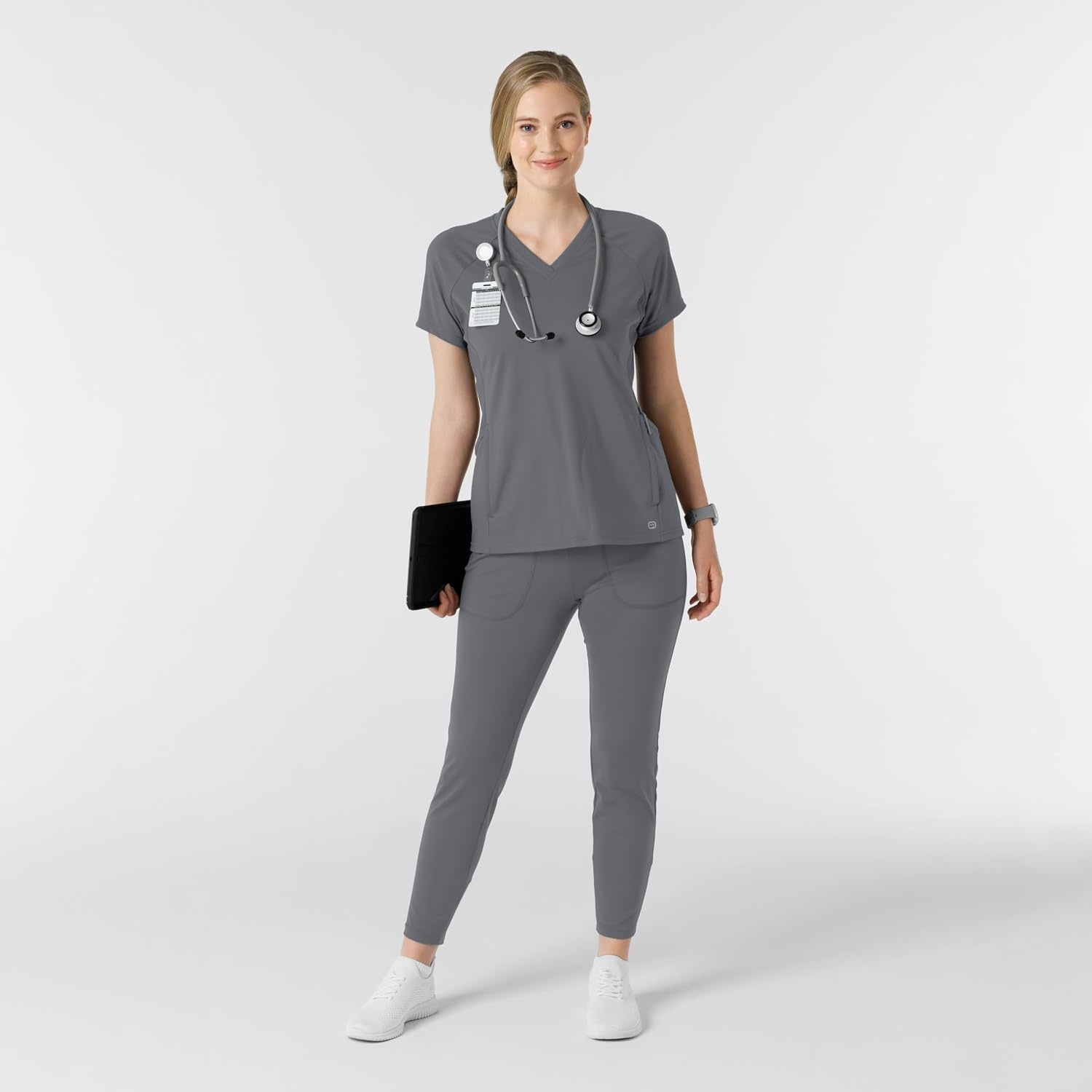 image:imageWink Renew Womens Track Scrub PantPewter
