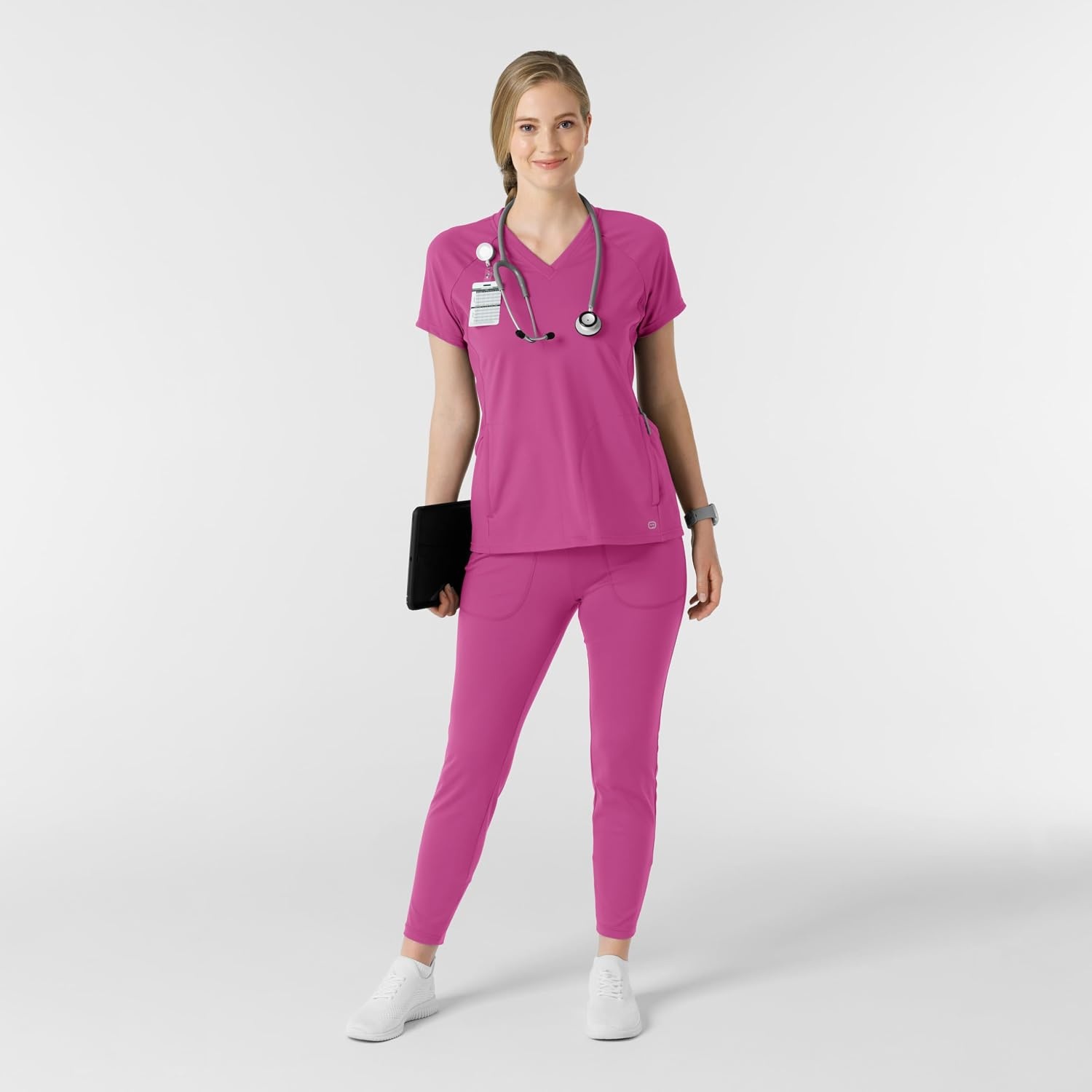 image:imageWink Renew Womens Track Scrub PantRaspberry
