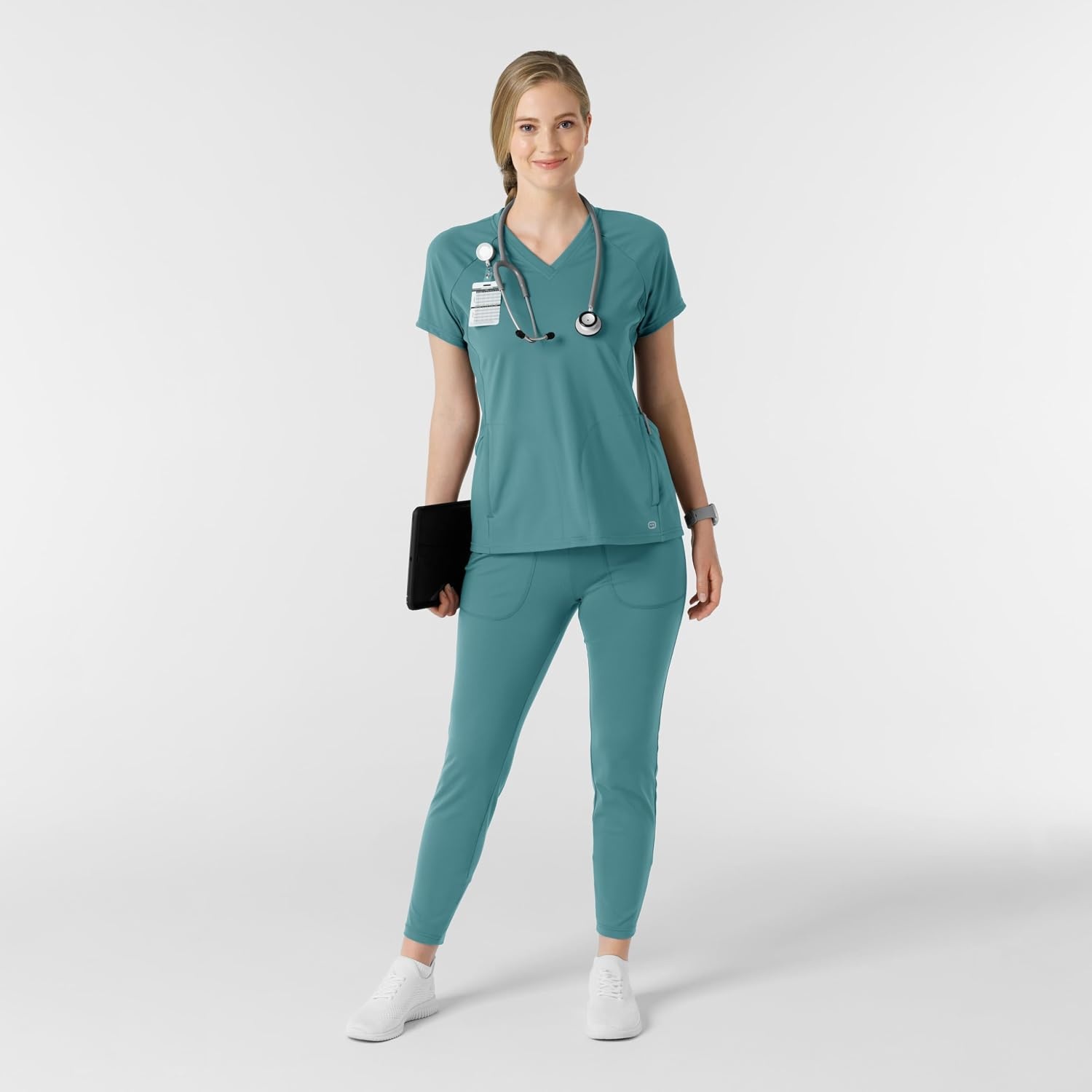 image:imageWink Renew Womens Track Scrub PantVintage Teal