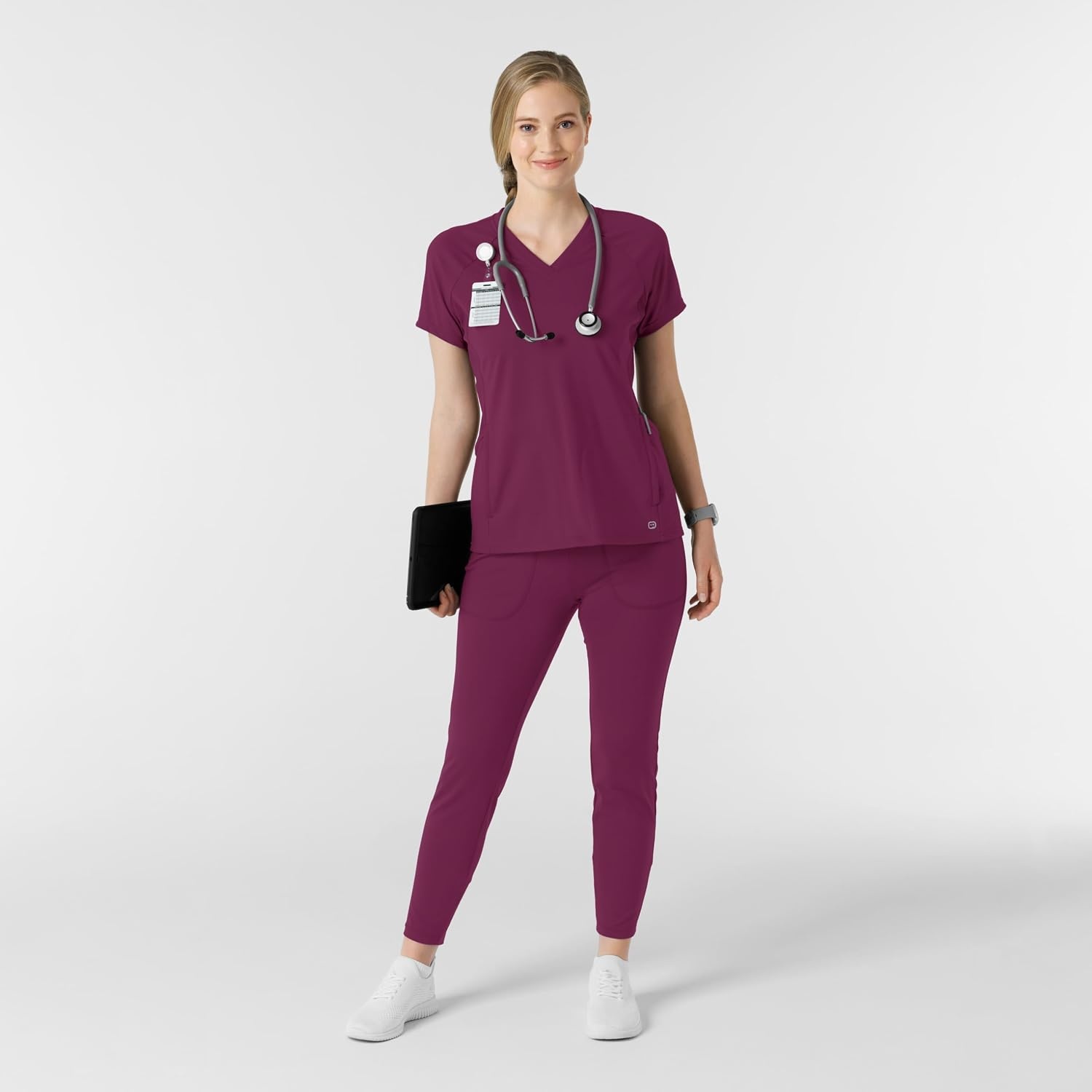 image:imageWink Renew Womens Track Scrub PantWine