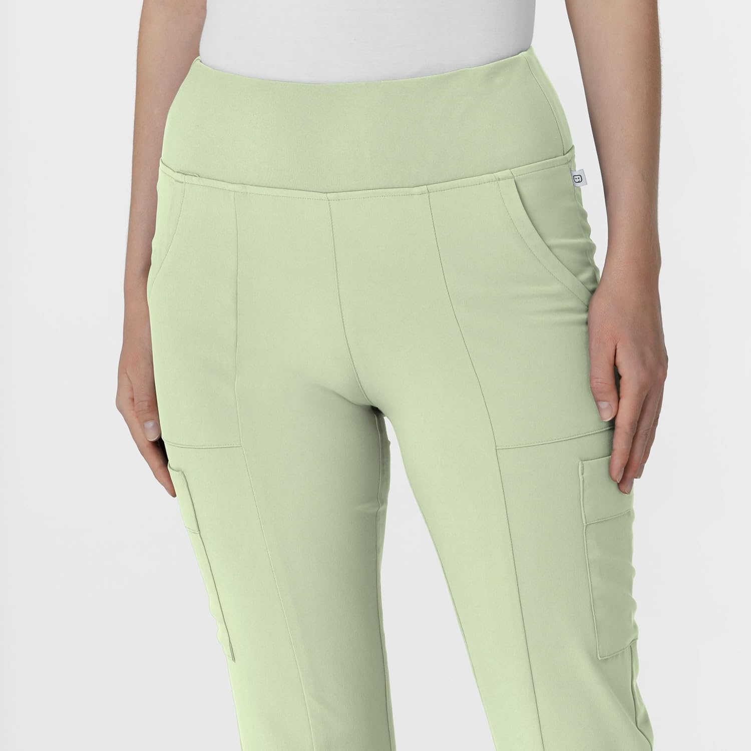 image:imageWink Scrubs for Women Renew Cargo Flare Pants with 7 PocketsFresh Mint