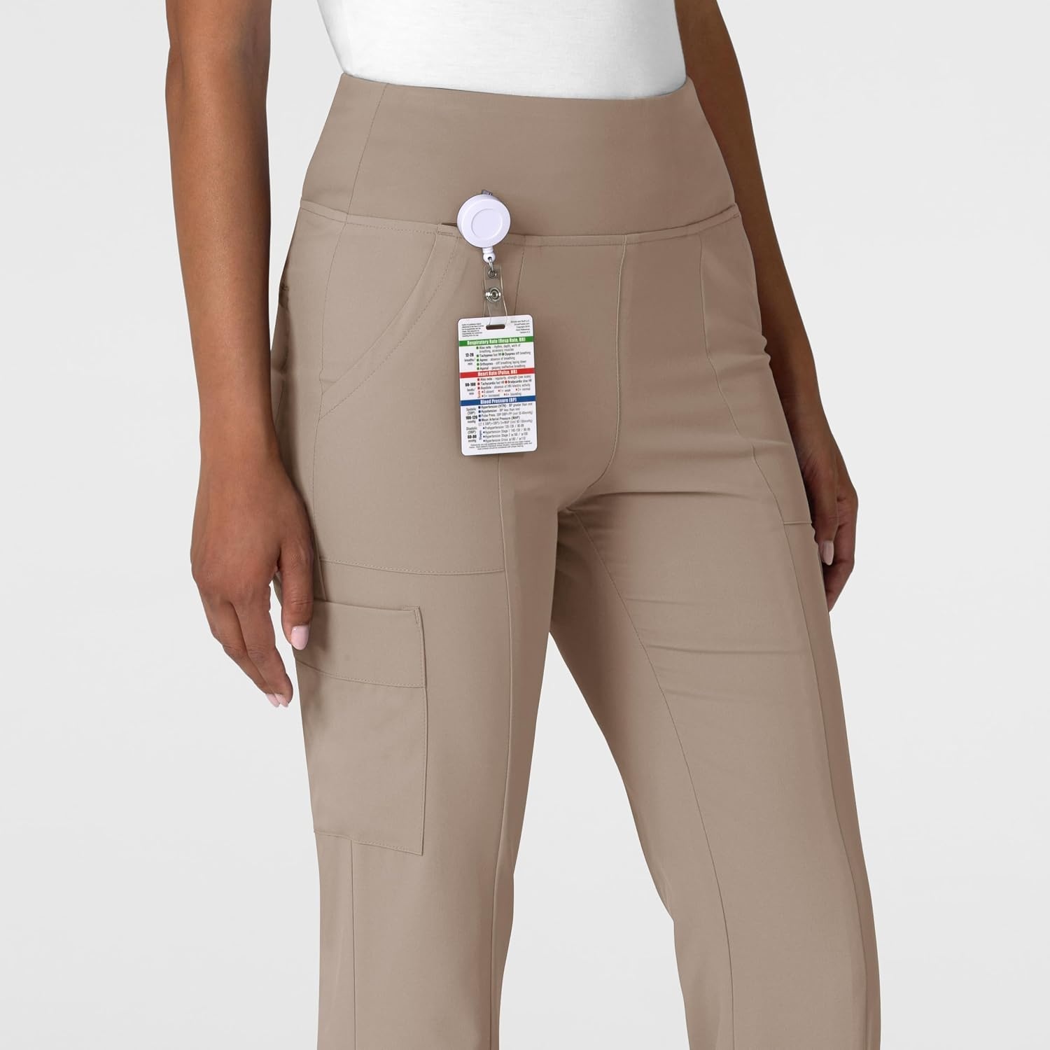 image:imageWink Scrubs for Women Renew Cargo Flare Pants with 7 PocketsHaze