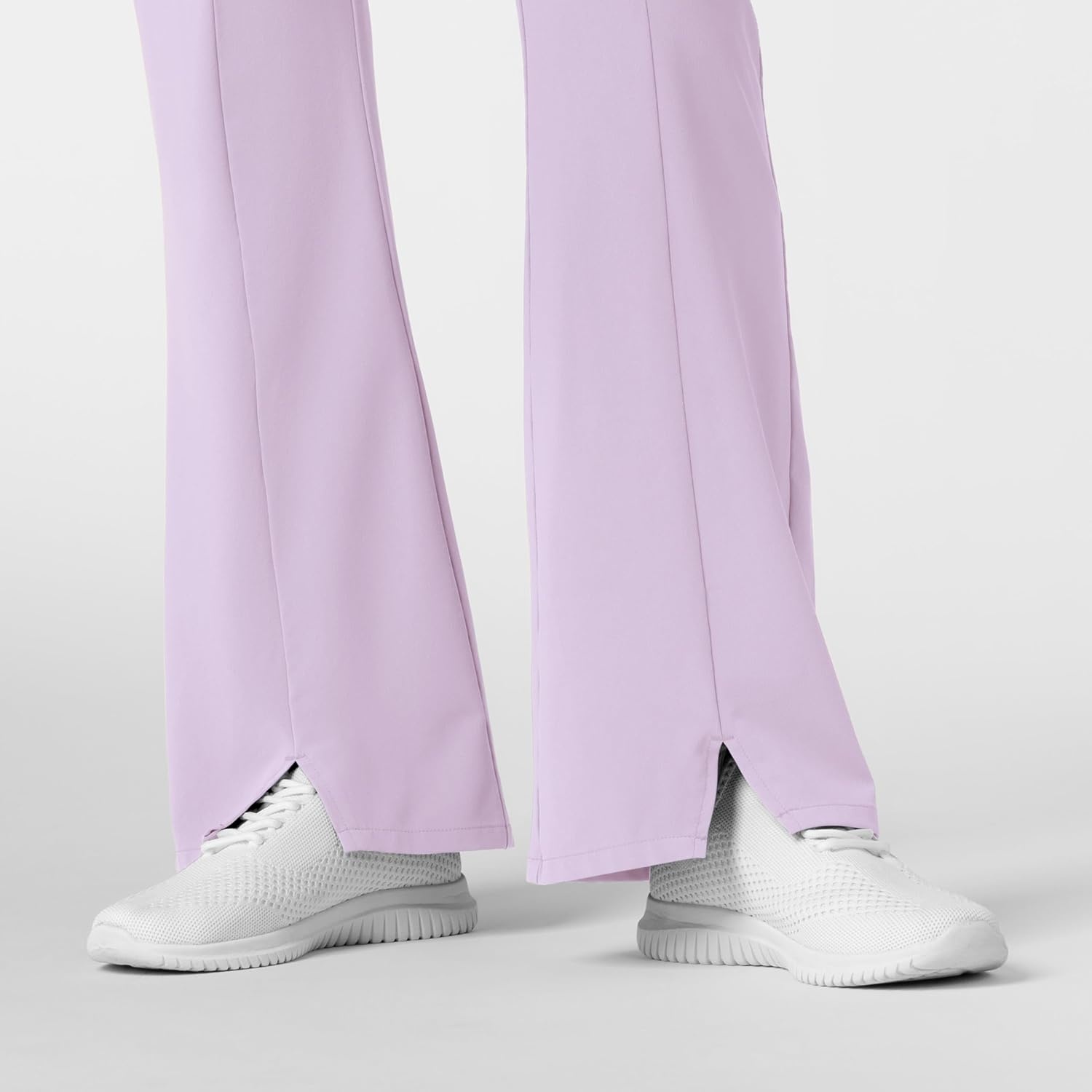 image:imageWink Scrubs for Women Renew Cargo Flare Pants with 7 PocketsPastel Lilac
