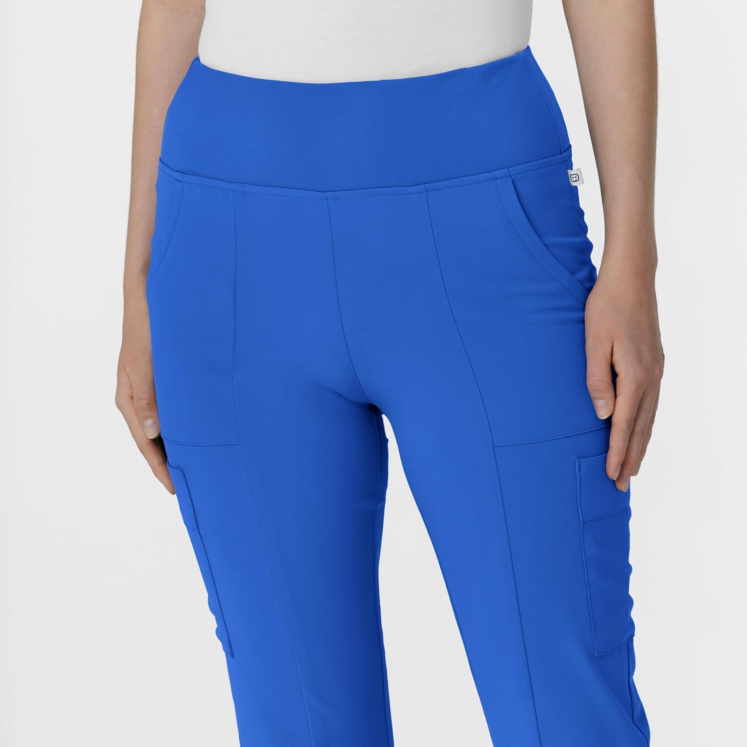 image:imageWink Scrubs for Women Renew Cargo Flare Pants with 7 PocketsRoyal