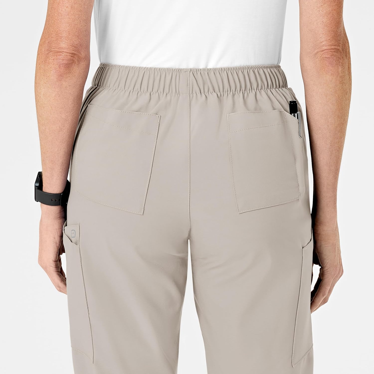 image:imageWink W123 Womens Flat Front Cargo Scrub PantCloud