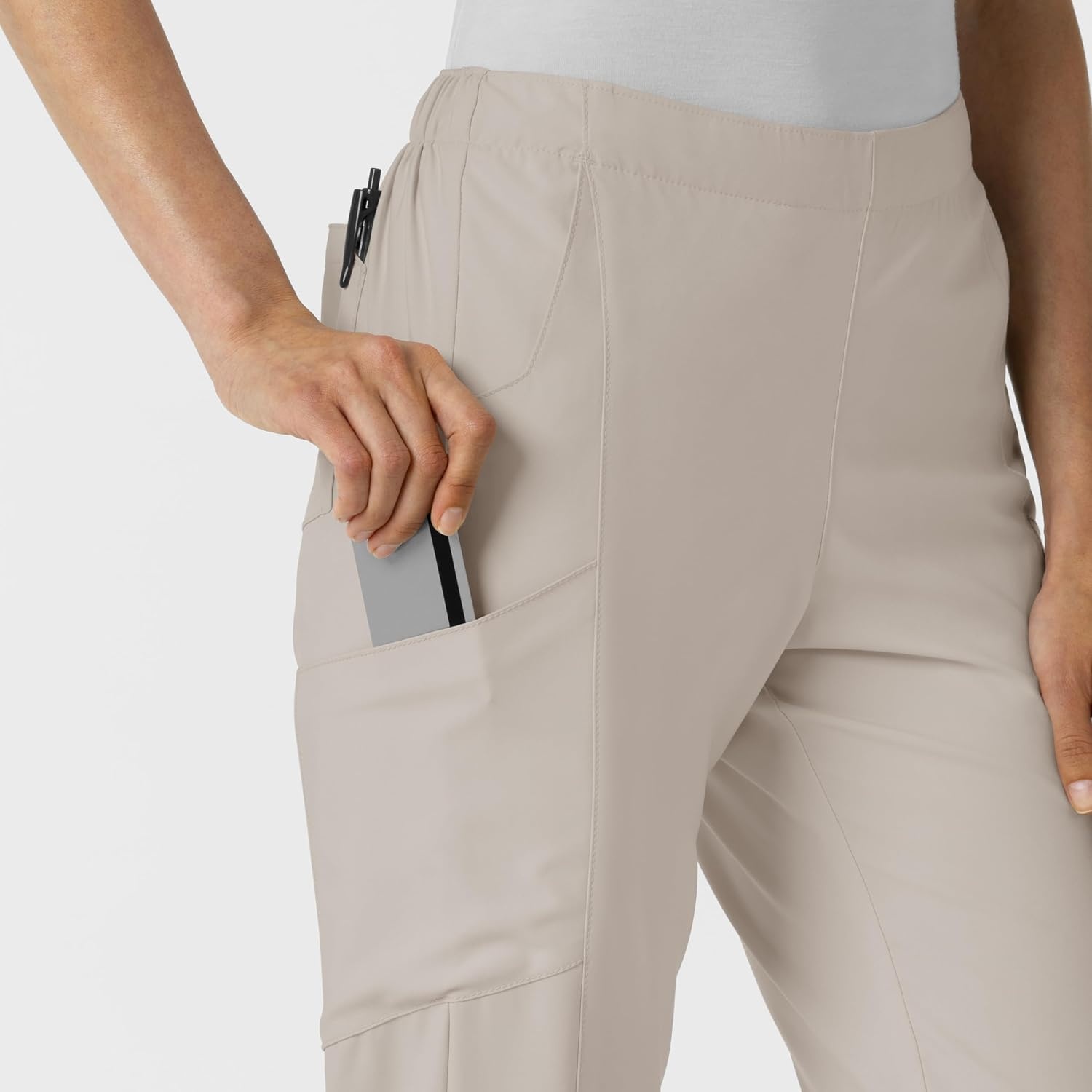 image:imageWink W123 Womens Flat Front Cargo Scrub PantCloud