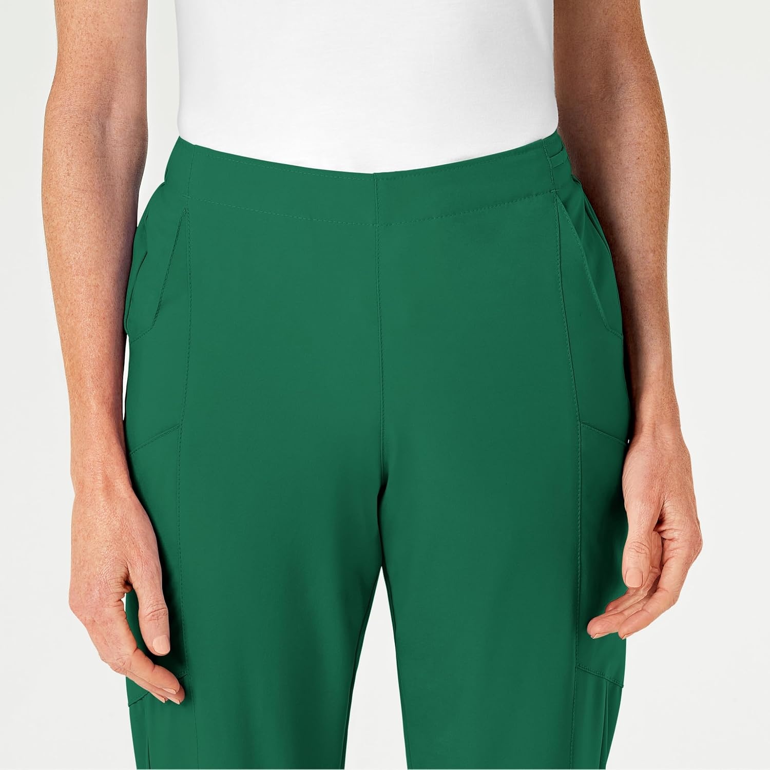 image:imageWink W123 Womens Flat Front Cargo Scrub PantHunter