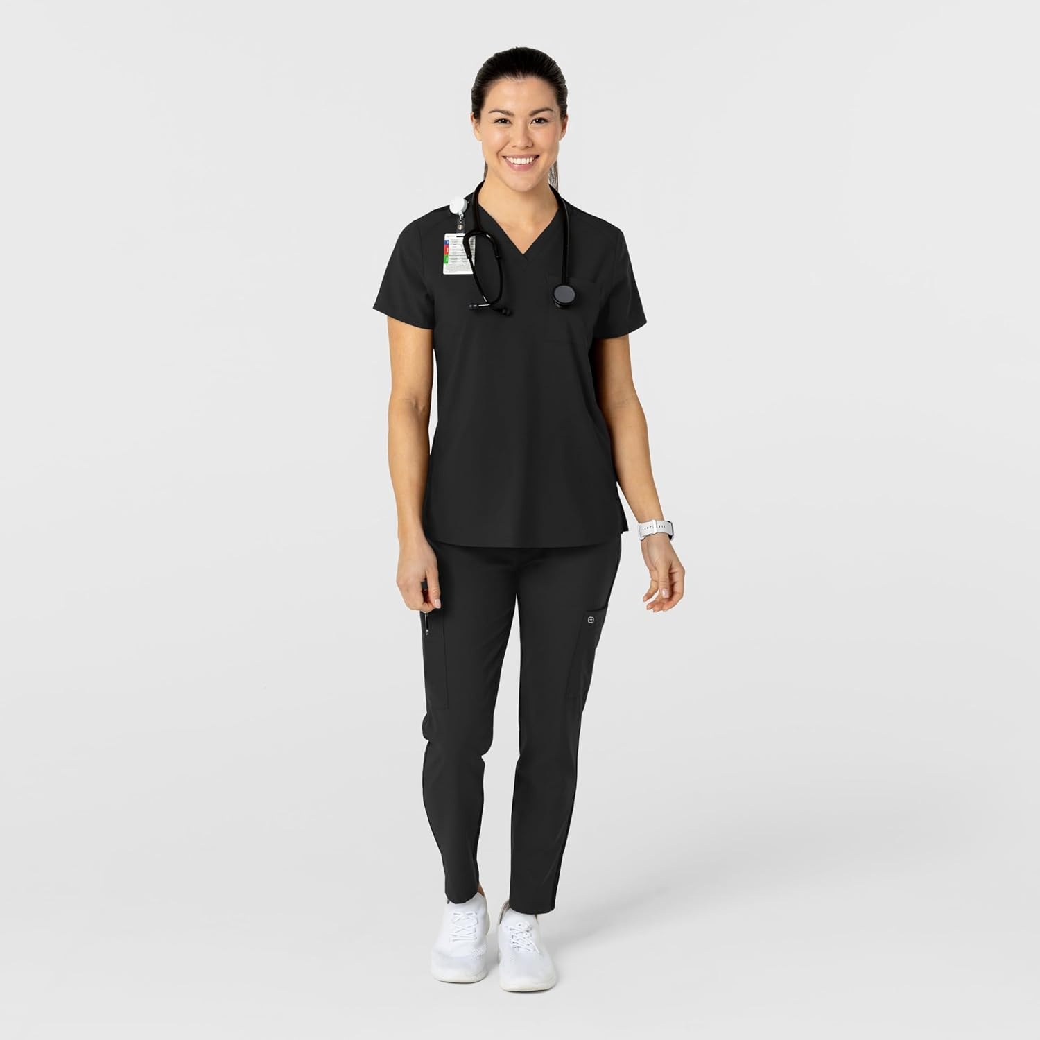 image:imageWink W123 Womens FlexnReach Track Scrub PantBlack