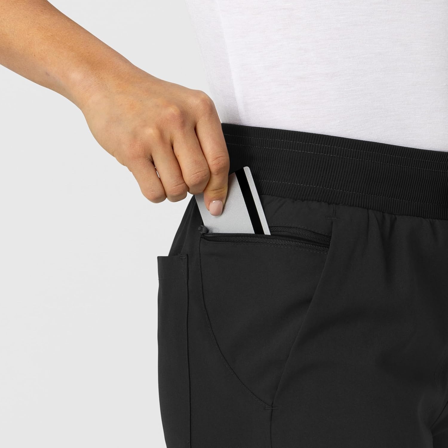 image:imageWink W123 Womens FlexnReach Track Scrub PantBlack