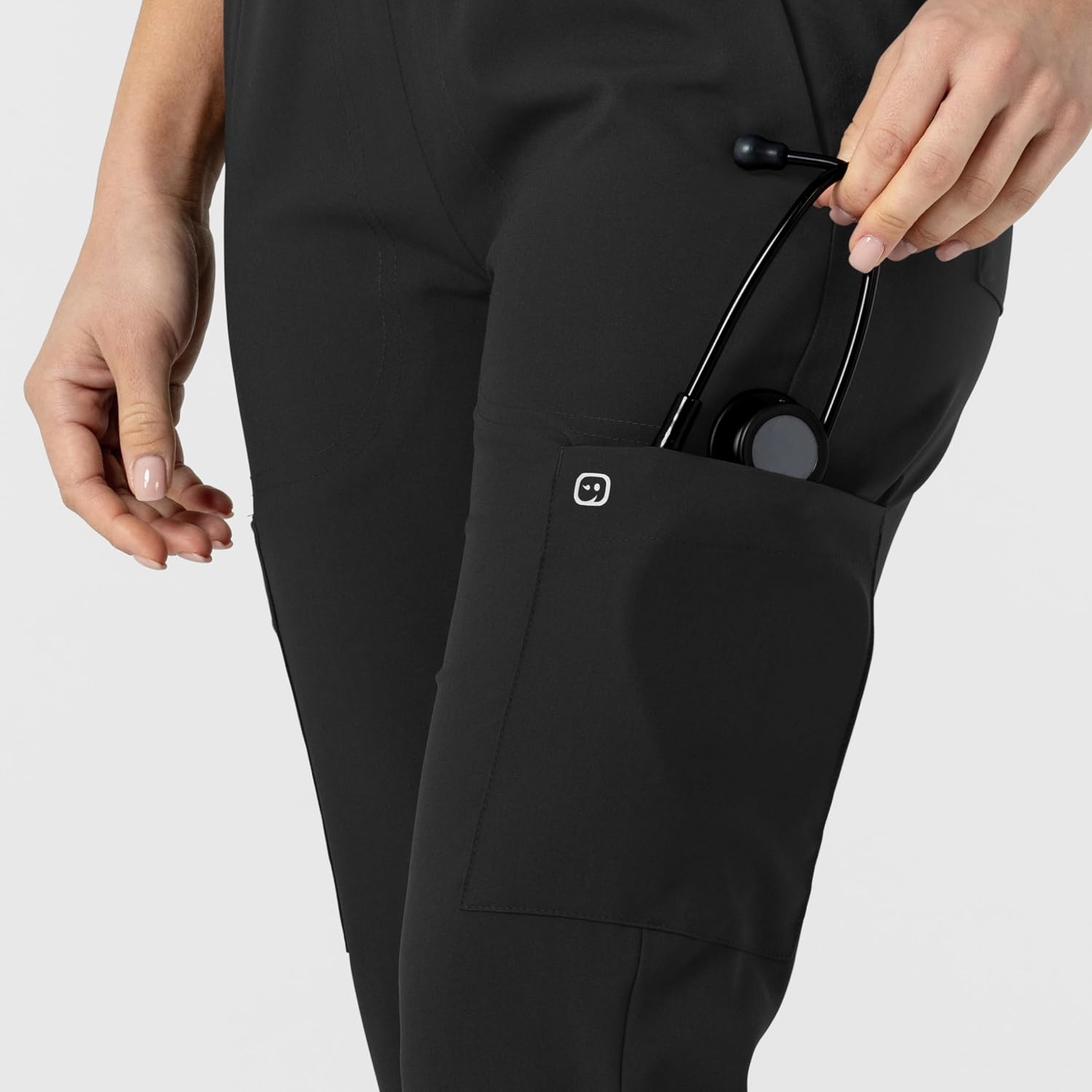 image:imageWink W123 Womens FlexnReach Track Scrub PantBlack