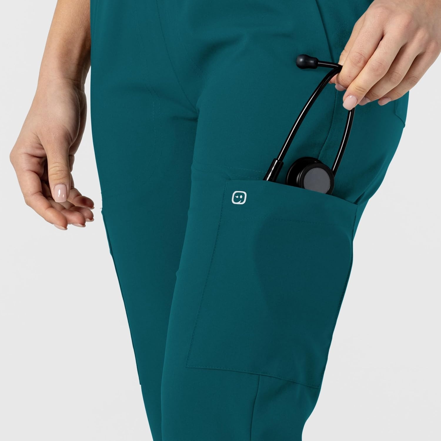 image:imageWink W123 Womens FlexnReach Track Scrub PantCaribbean
