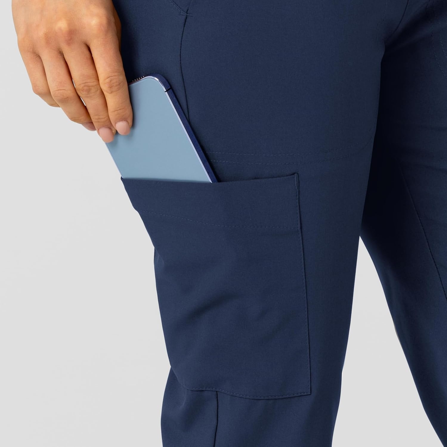 image:imageWink W123 Womens FlexnReach Track Scrub PantNavy