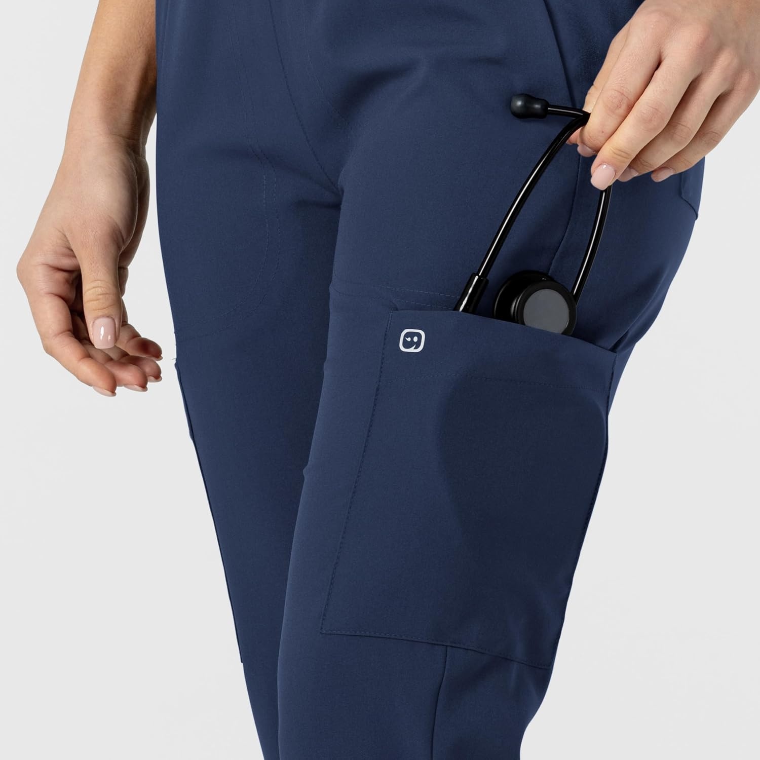 image:imageWink W123 Womens FlexnReach Track Scrub PantNavy
