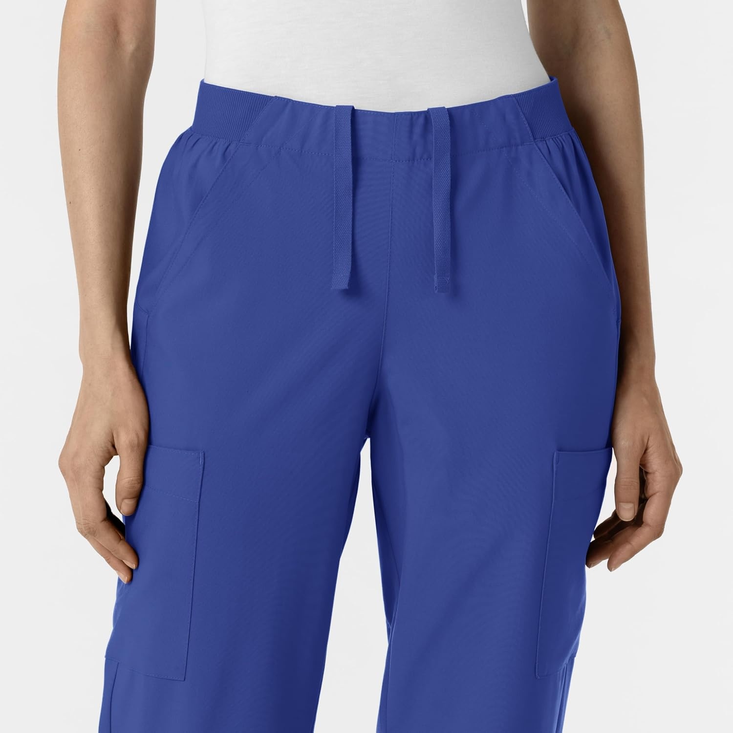 image:imageWink Womens Womens Cargo Utility Scrub PantGalaxy Blue