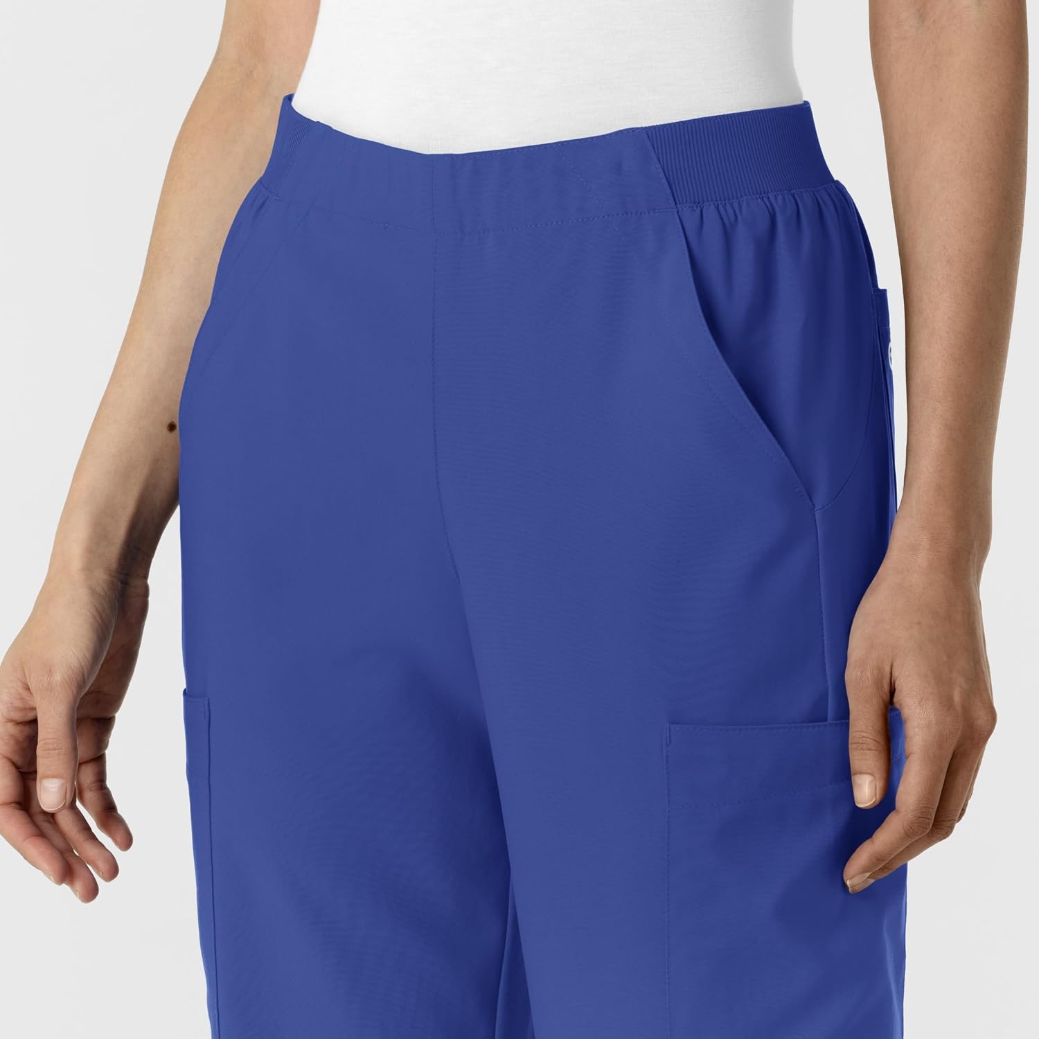 image:imageWink Womens Womens Cargo Utility Scrub PantGalaxy Blue