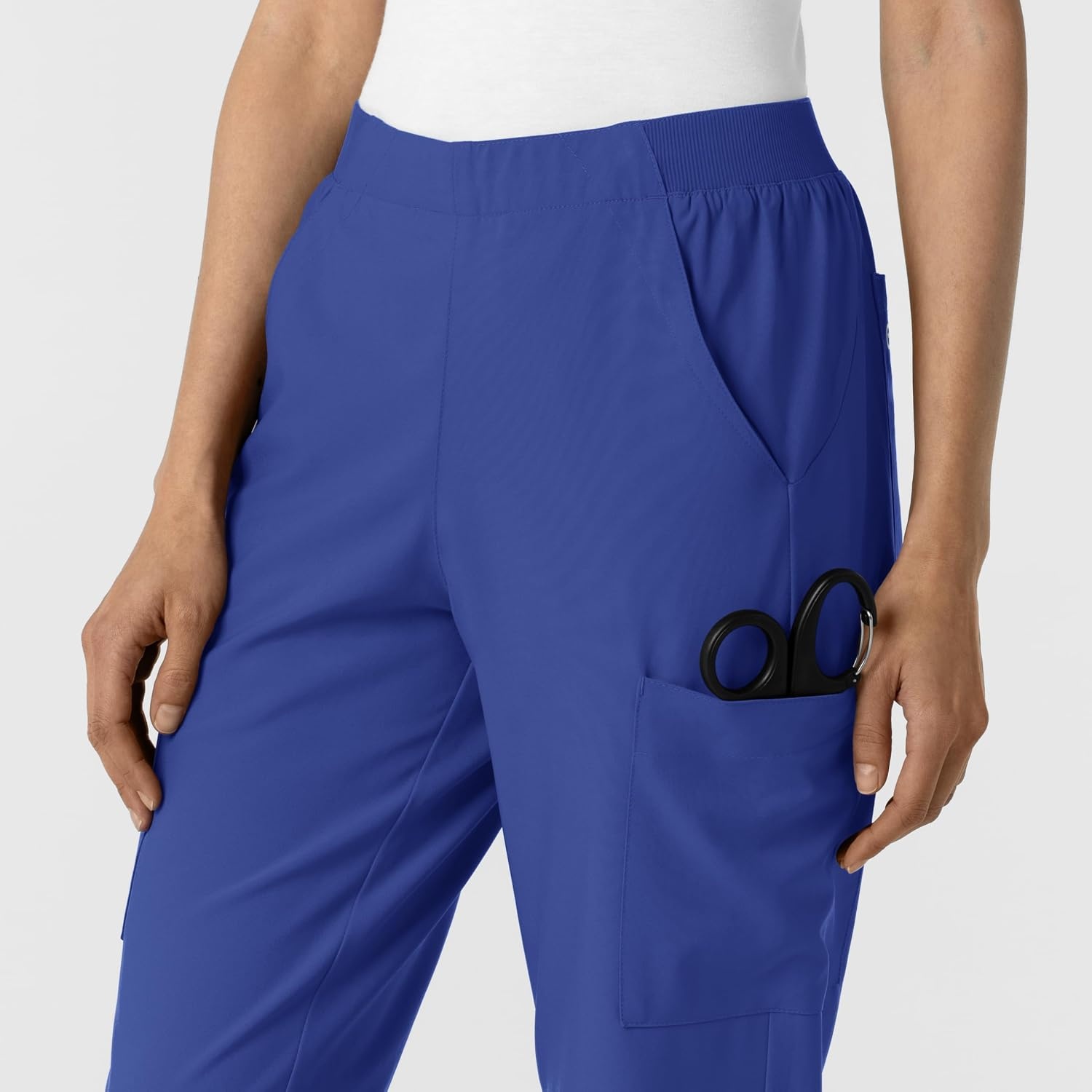 image:imageWink Womens Womens Cargo Utility Scrub PantGalaxy Blue