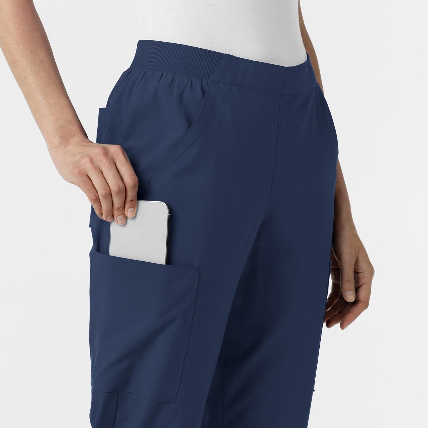 image:imageWink Womens Womens Cargo Utility Scrub PantNavy