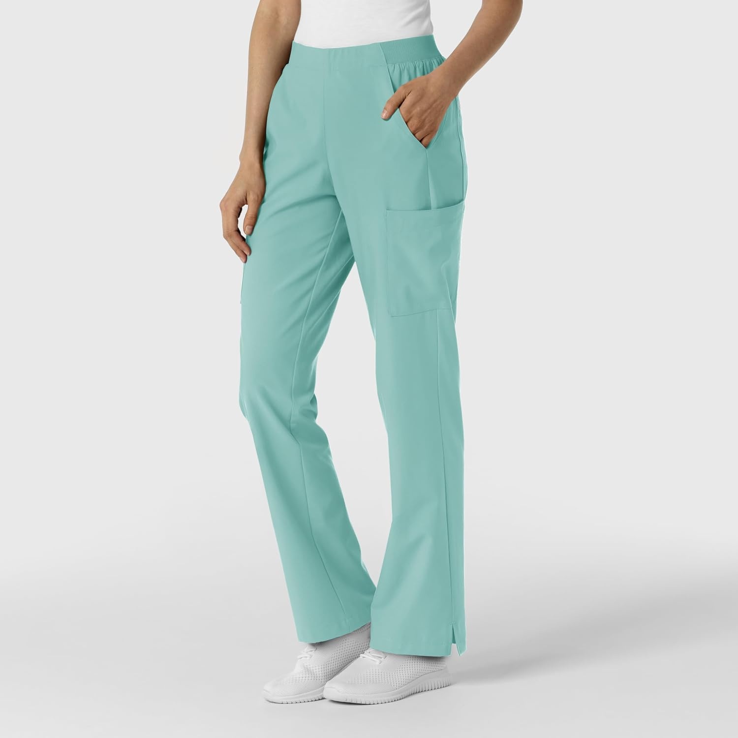 image:imageWink Womens Womens Cargo Utility Scrub PantTurquoise