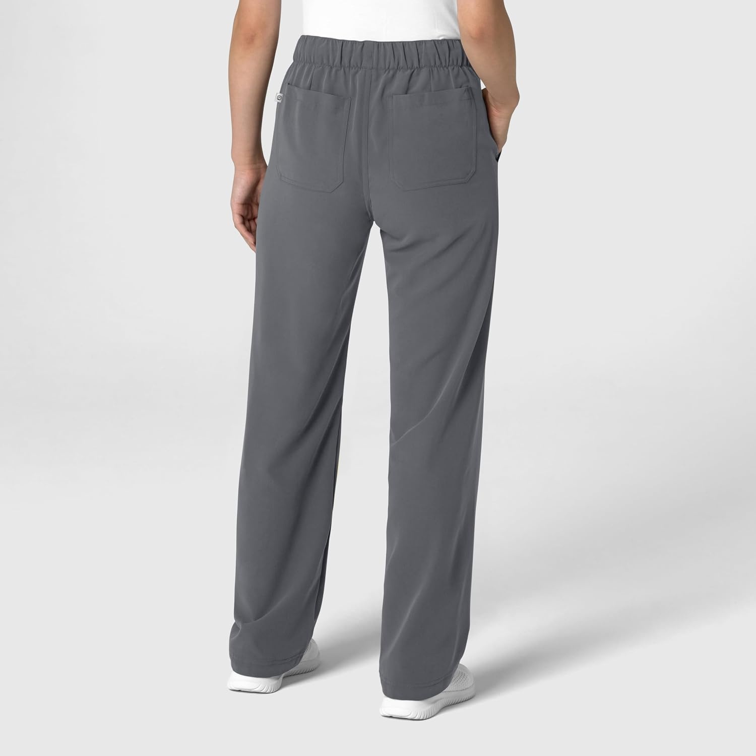 image:imageWink Womens Womens Stovepipe HighLow Hem Scrub PantPewter