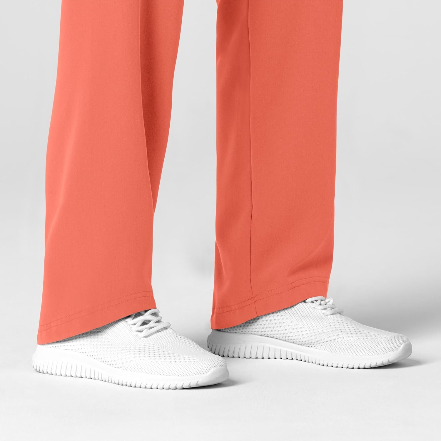 image:imageWink Womens Womens Stovepipe HighLow Hem Scrub PantSugar Coral